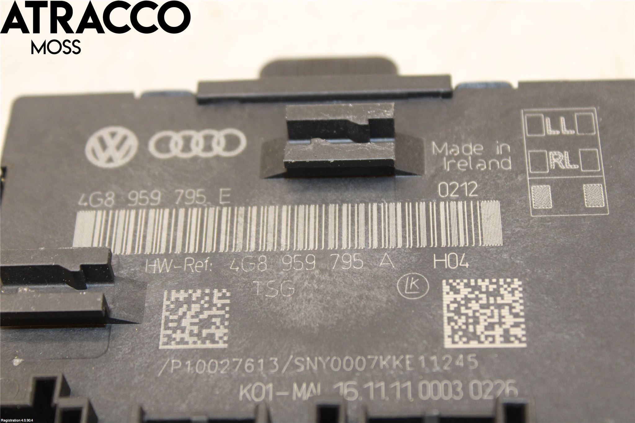 Audi A6/S6 4G 11-18 Styreenhet Dør