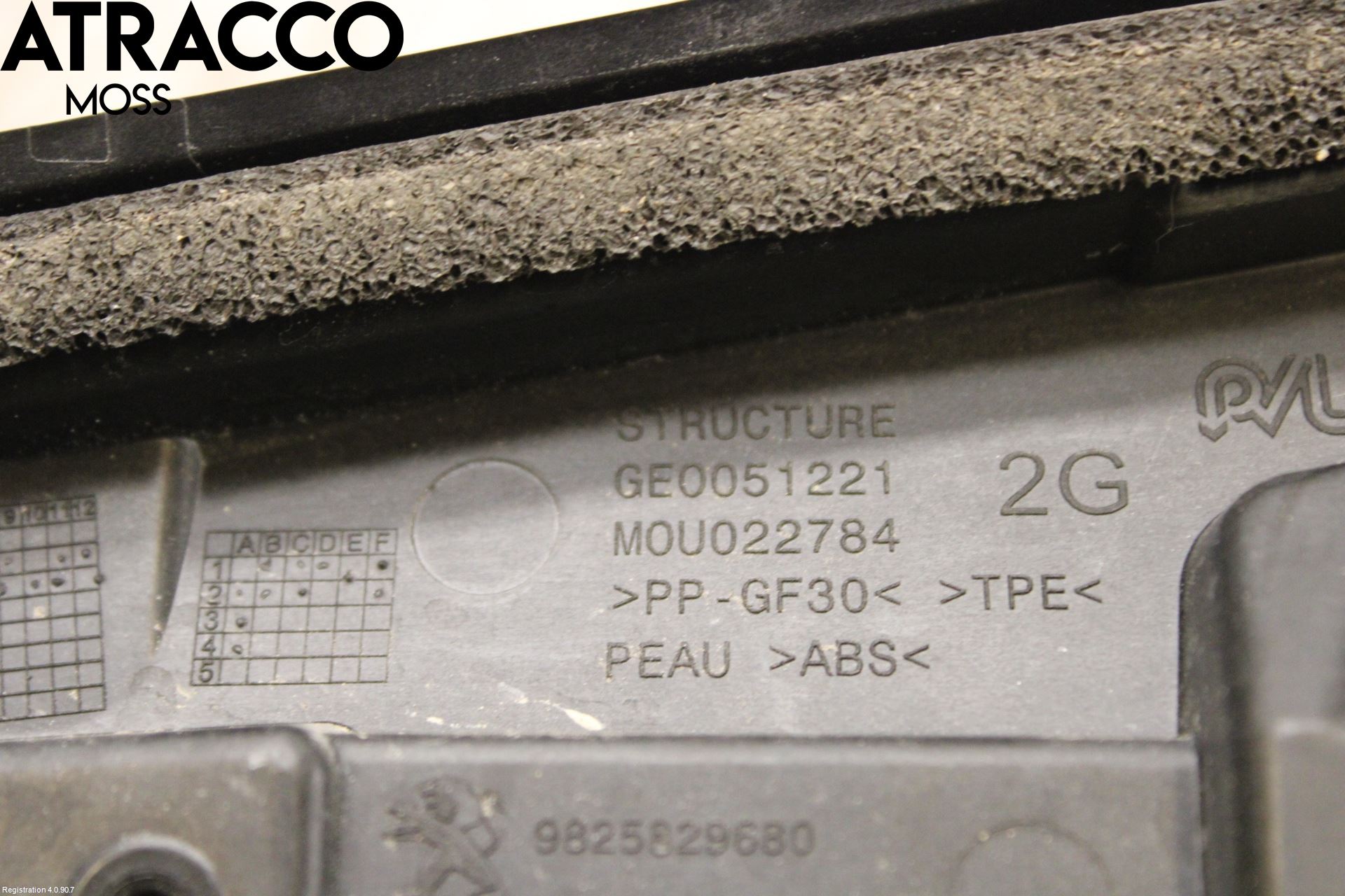 Peugeot 2008/E-2008 20- Bakrute Dekorlist