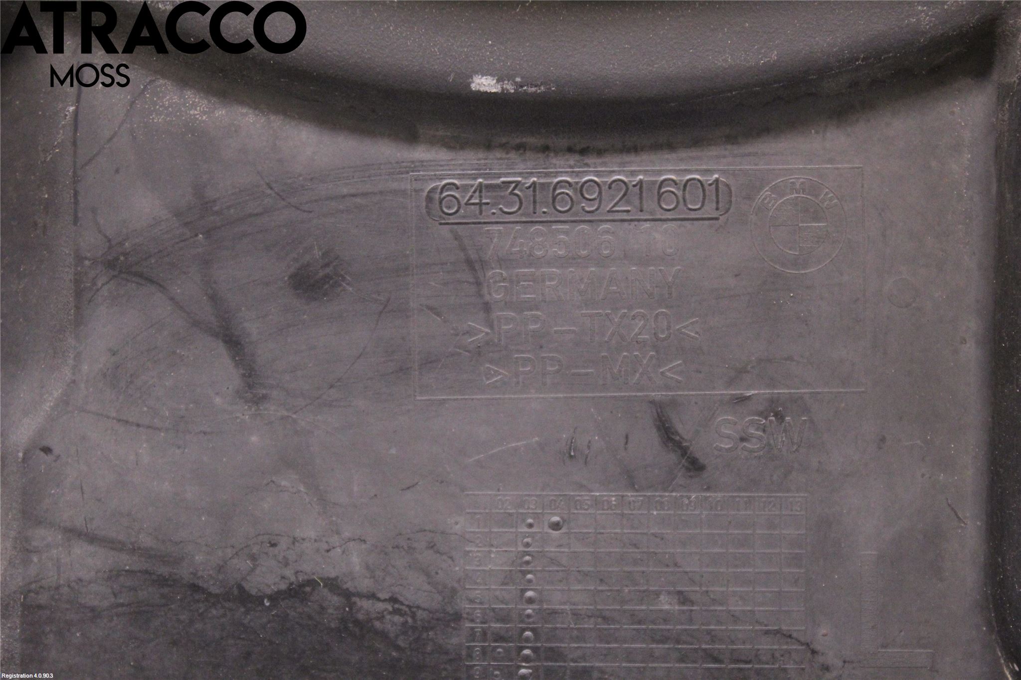 BMW 5 E60/61 Sed/Tou 02-10 Luftstyring Front