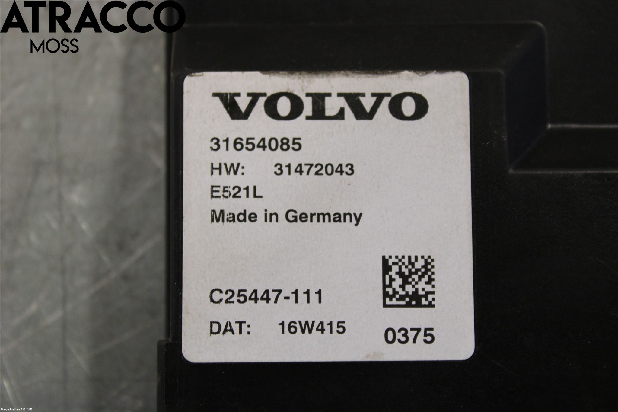 Volvo XC90/RECHARGE 16- Styreenhet Øvrig