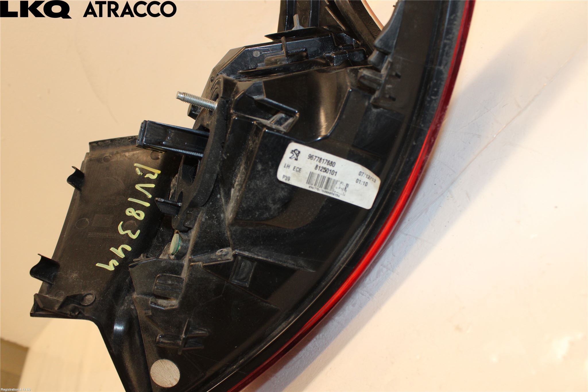 Peugeot 308 14-21 Baklykt Venstre