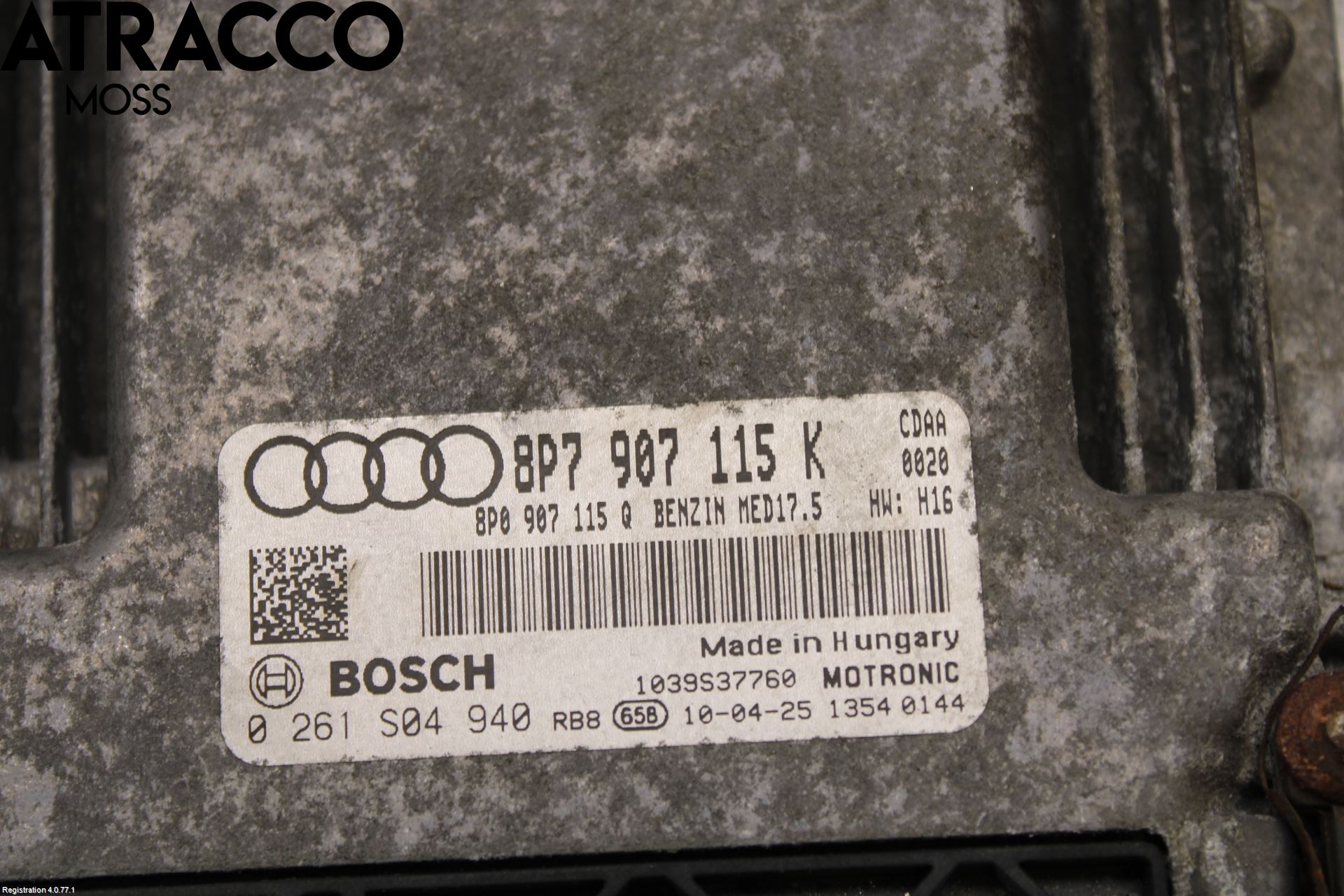 Audi A3/S3 05-13 Styreenhet Innsprøytning