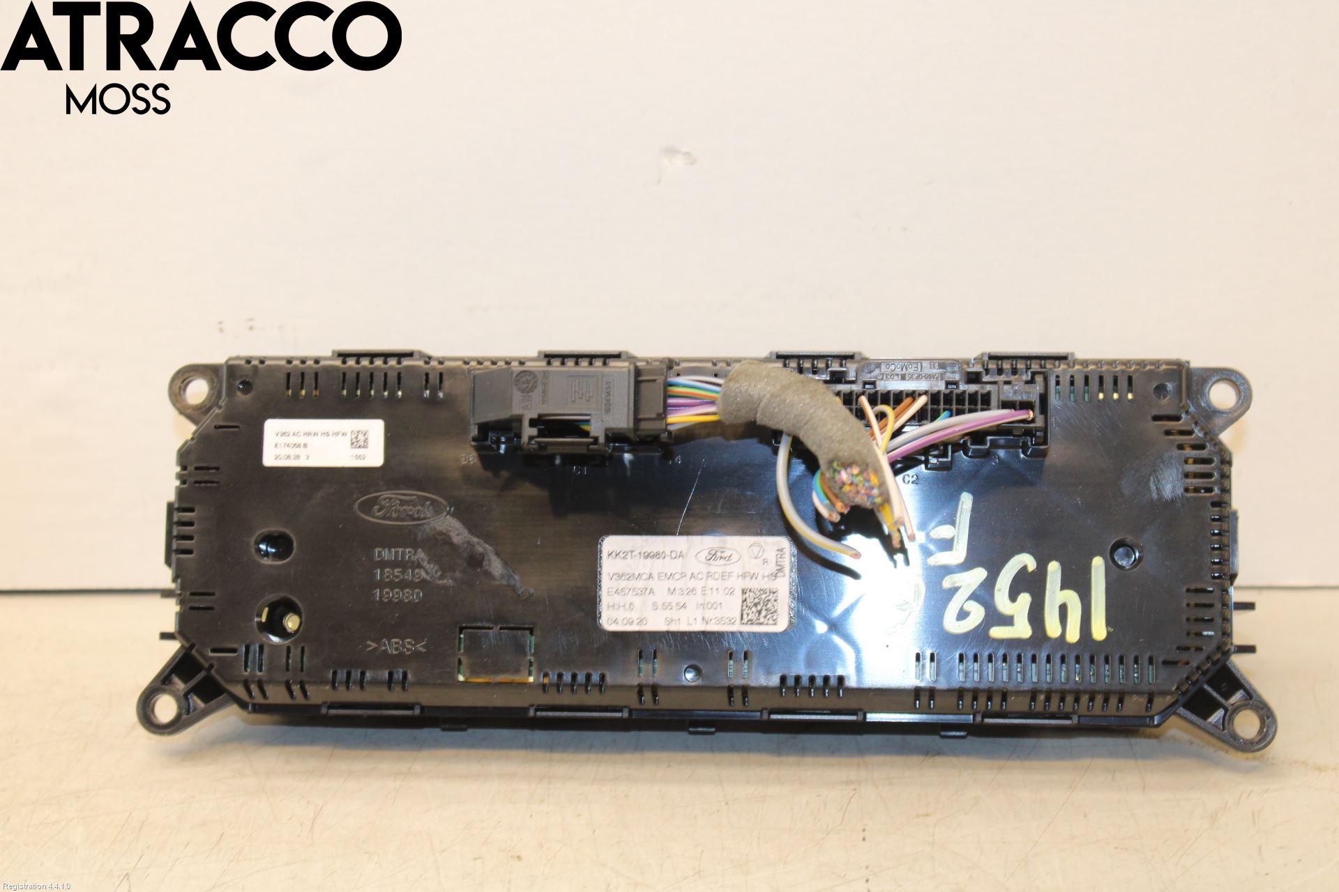 Ford TRANSIT/TOURNEO CUSTOM 13-24 Varme Ac Betjening-Display