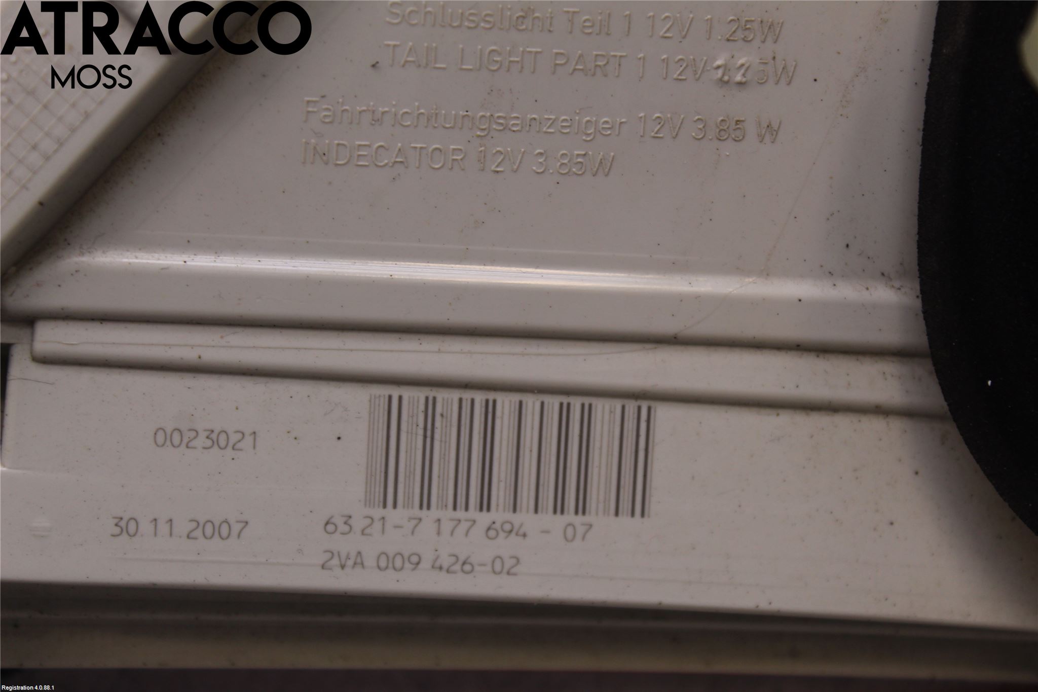 BMW 5 E60/61 Sed/Tou 02-10 Baklykt Høyre