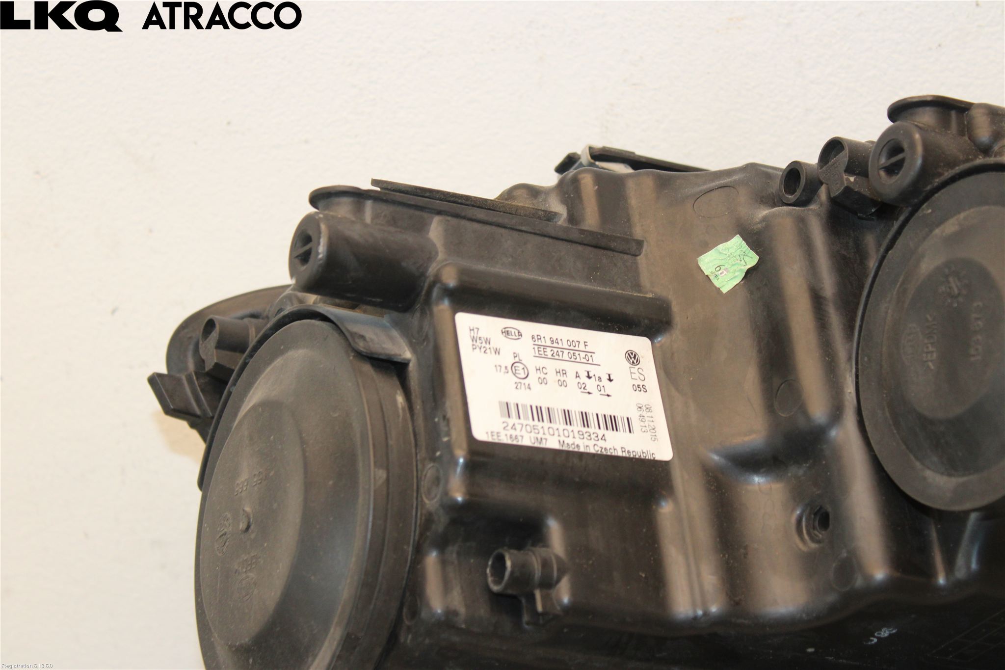 Volkswagen VW POLO 10-17 Frontlykt Venstre