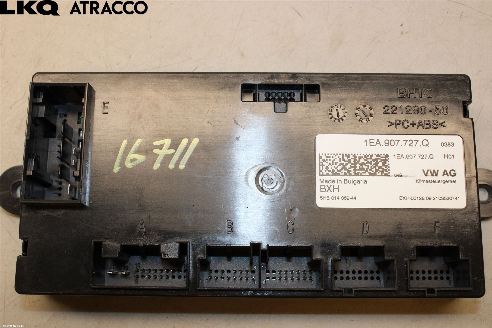 Audi Q4 E-TRON FZ 22- Styreenhet Klima