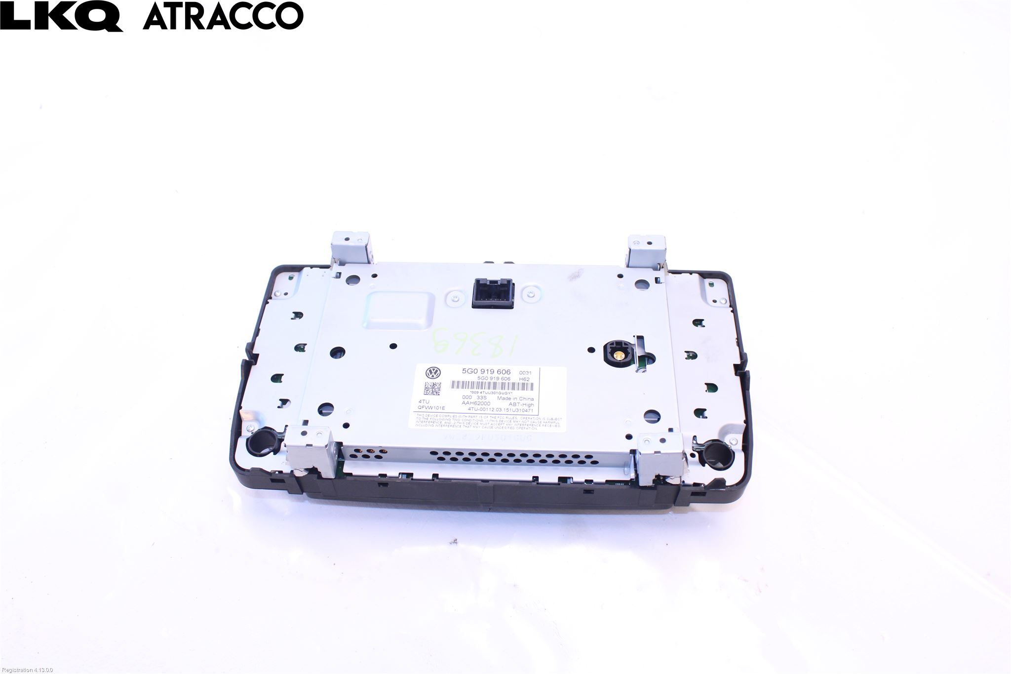 Volkswagen VW GOLF / E-GOLF VII 13-20 Multifunktionsdisplay
