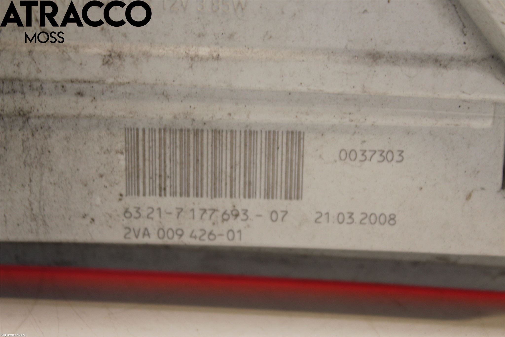 BMW 5 E60/61 Sed/Tou 02-10 Baklykt Venstre