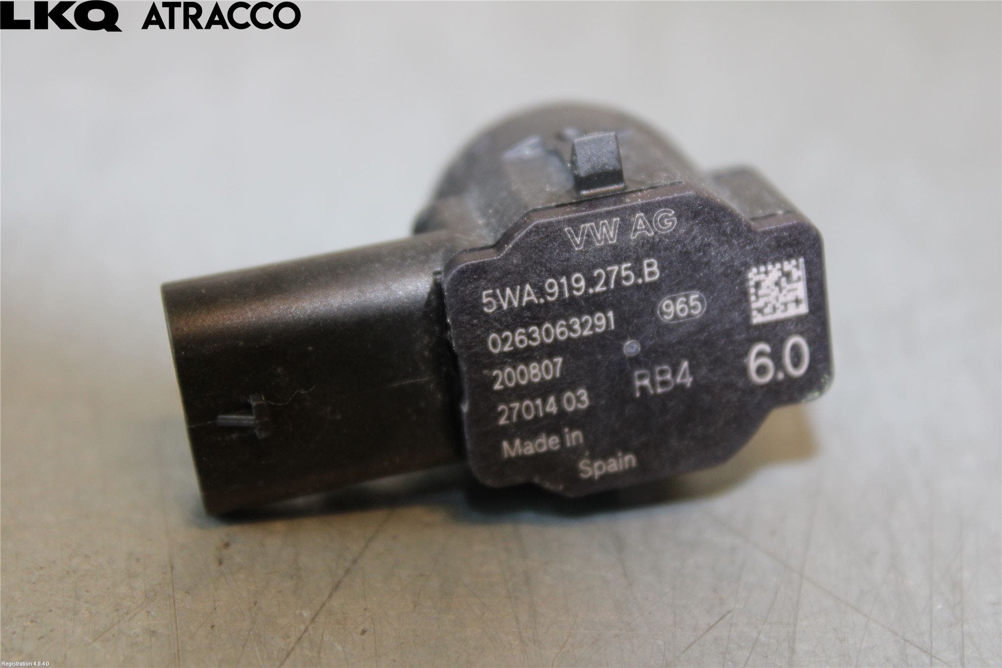 Volkswagen VW ID.3 21- Sensor Ryggesensor