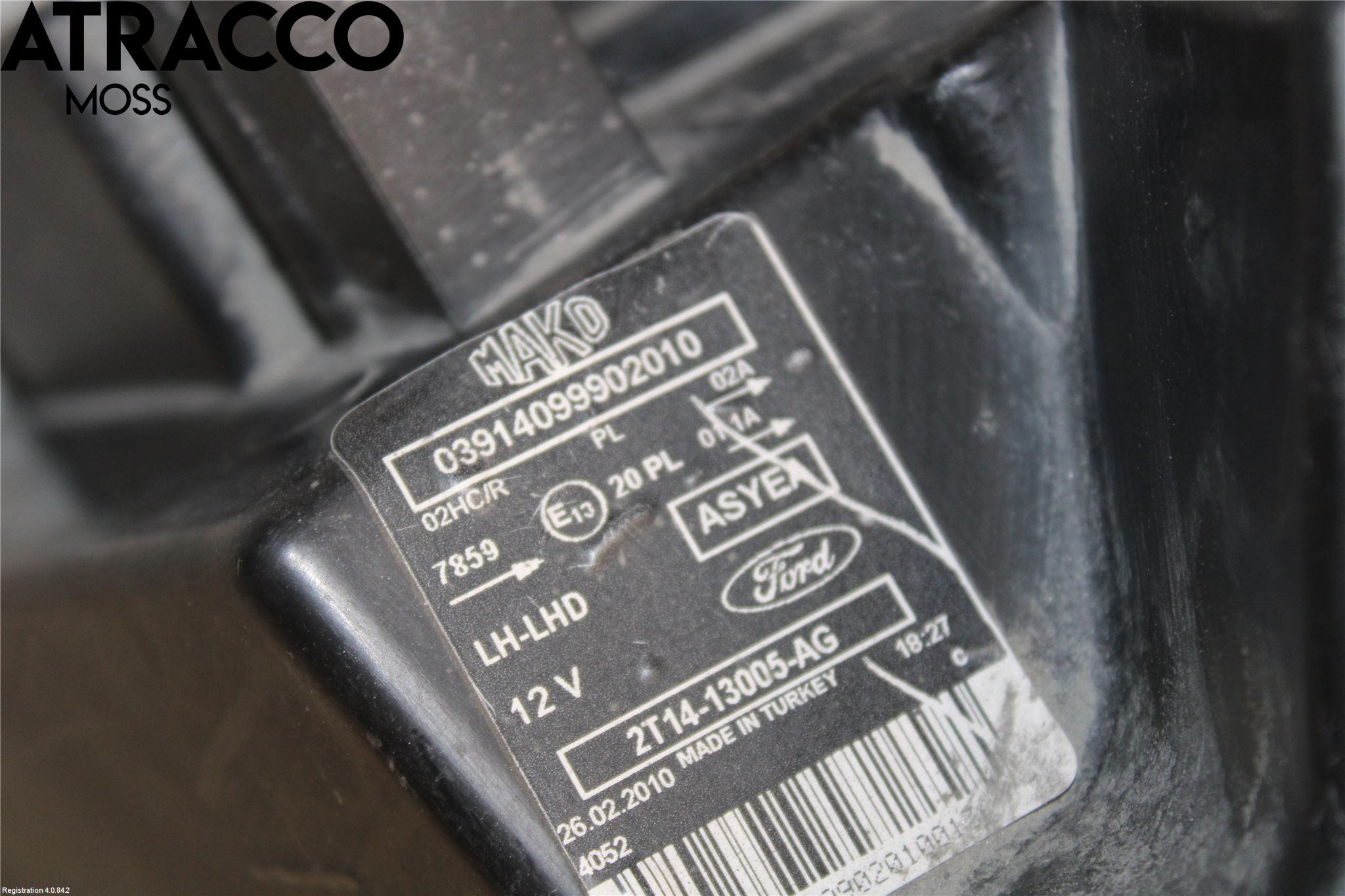 Ford TRANSIT CONNECT 03-08 Frontlykt Venstre