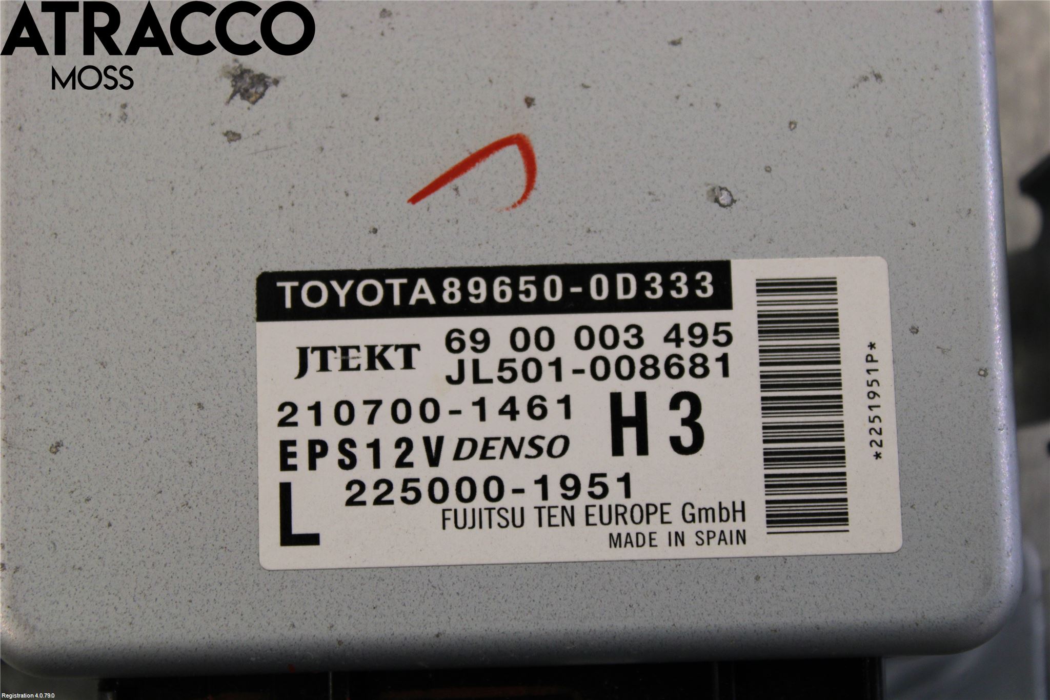 Toyota YARIS XP130 15-20 Styreenhet Styreservo