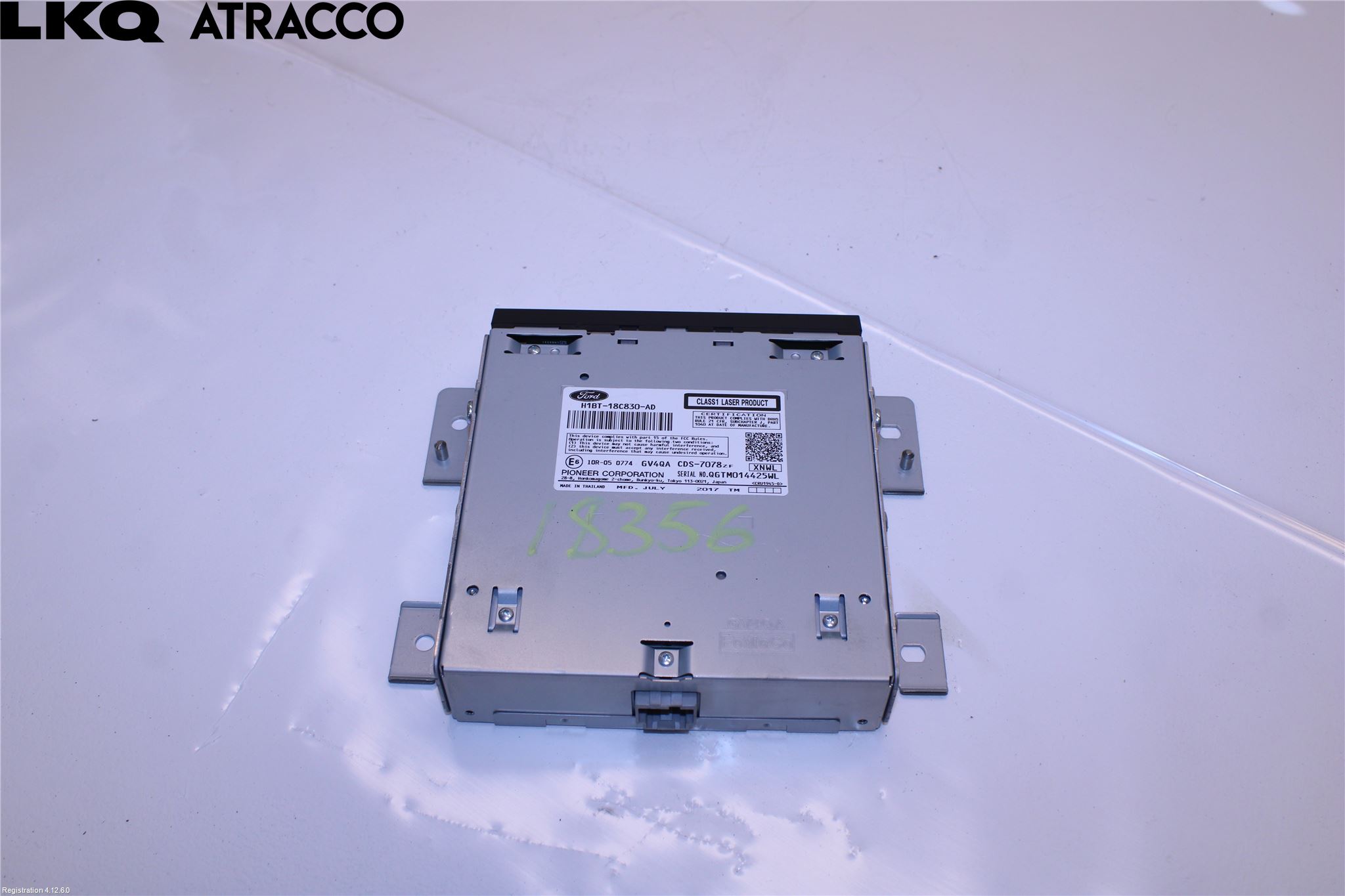 Ford FIESTA (VII) 18-23 Stereo Cd Veksler