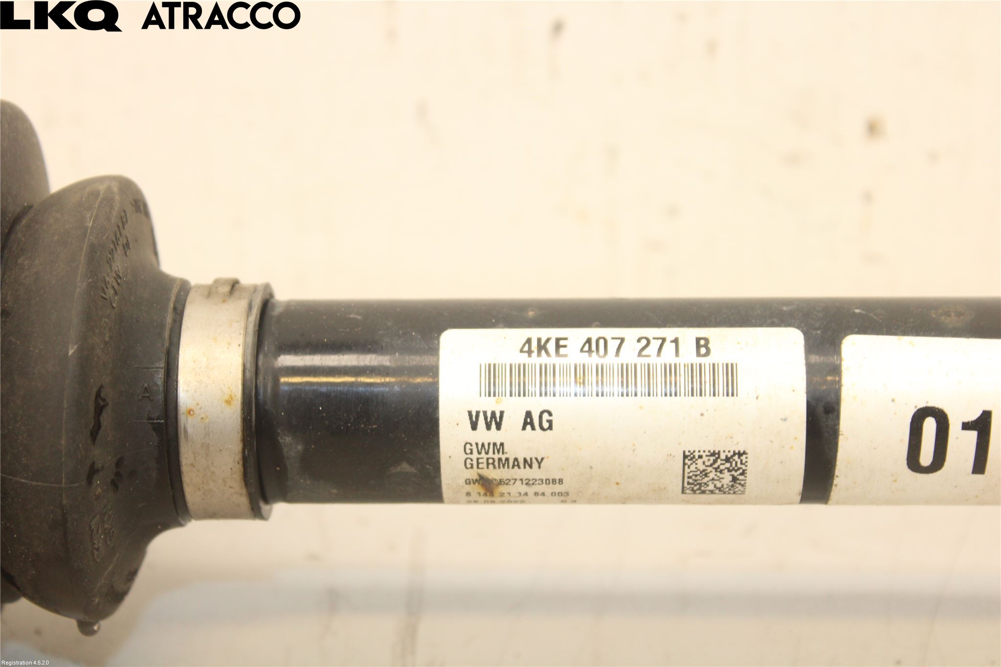 Audi E-TRON, S GE 19- Drivaksel Foran Kompl Venstre