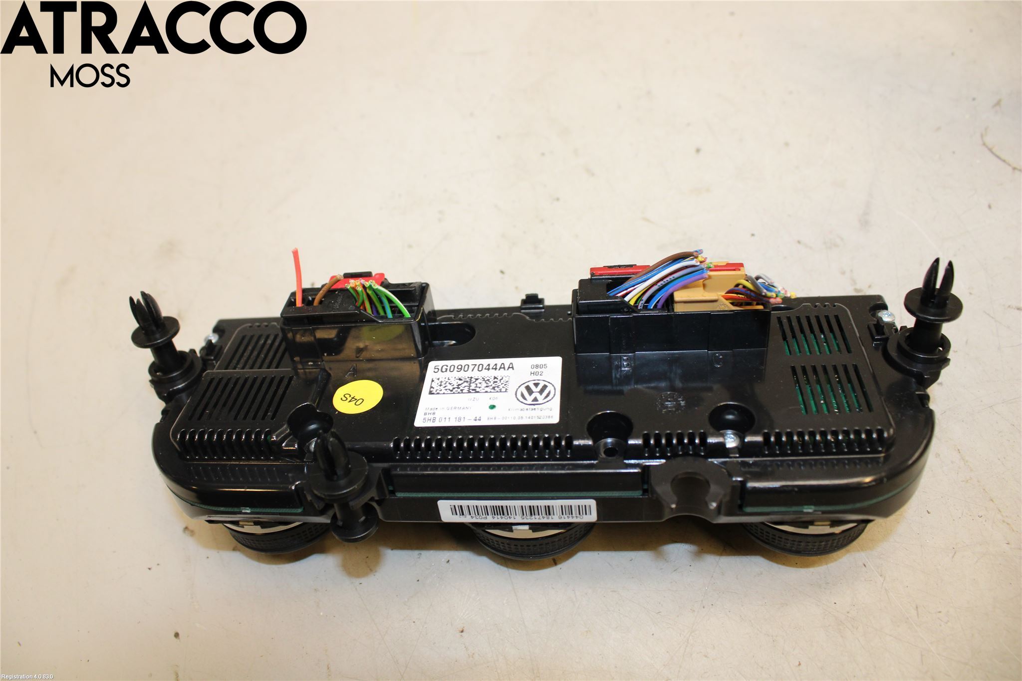 Volkswagen VW GOLF / E-GOLF VII 13-20 Varme Ac Betjening-Display