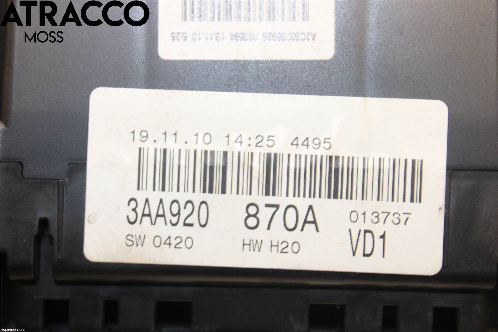 Volkswagen VW PASSAT 11-14 Instr Kombinert