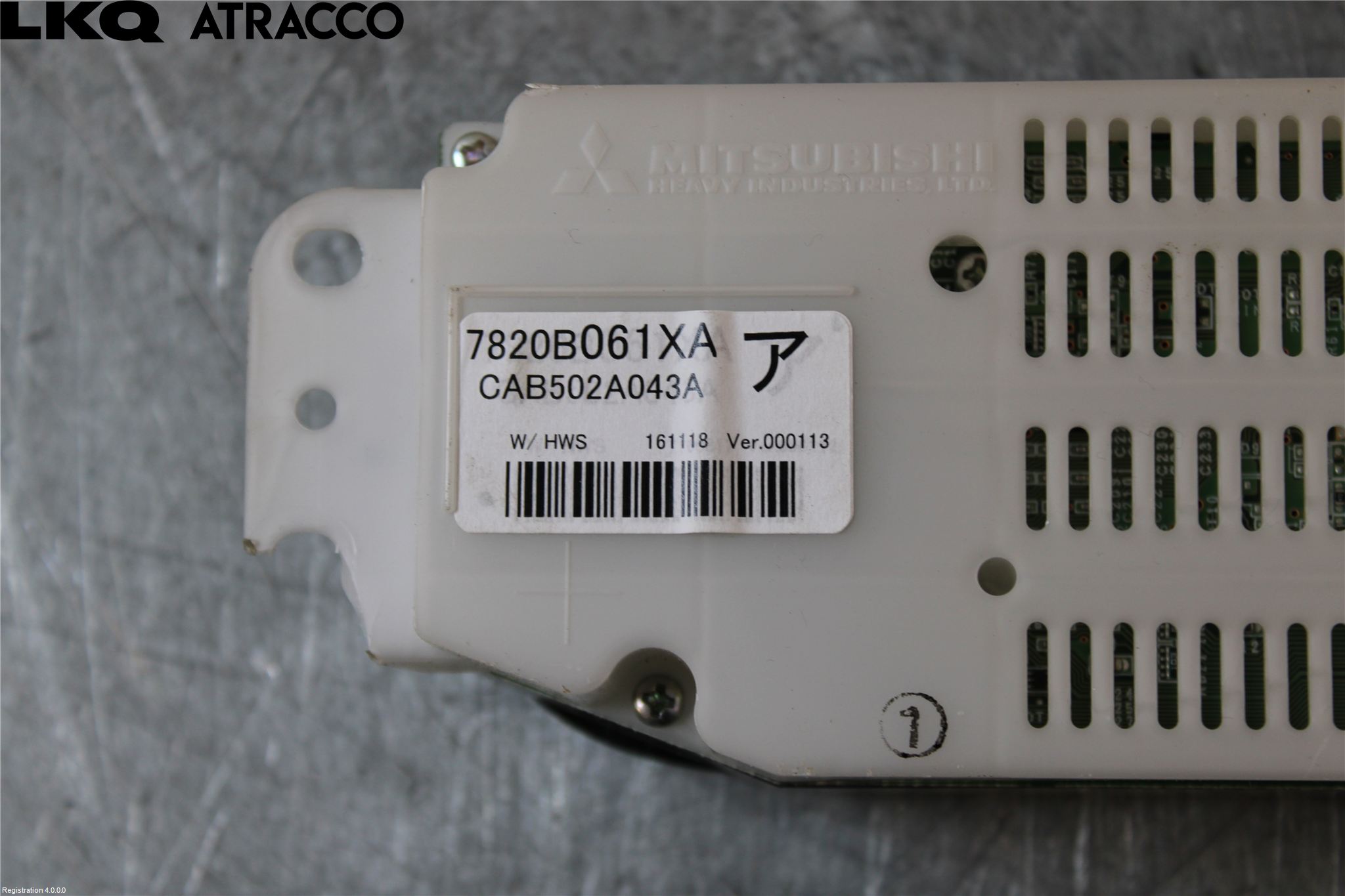 Mitsubishi OUTLANDER 13-21 Varme Ac Betjening-Display