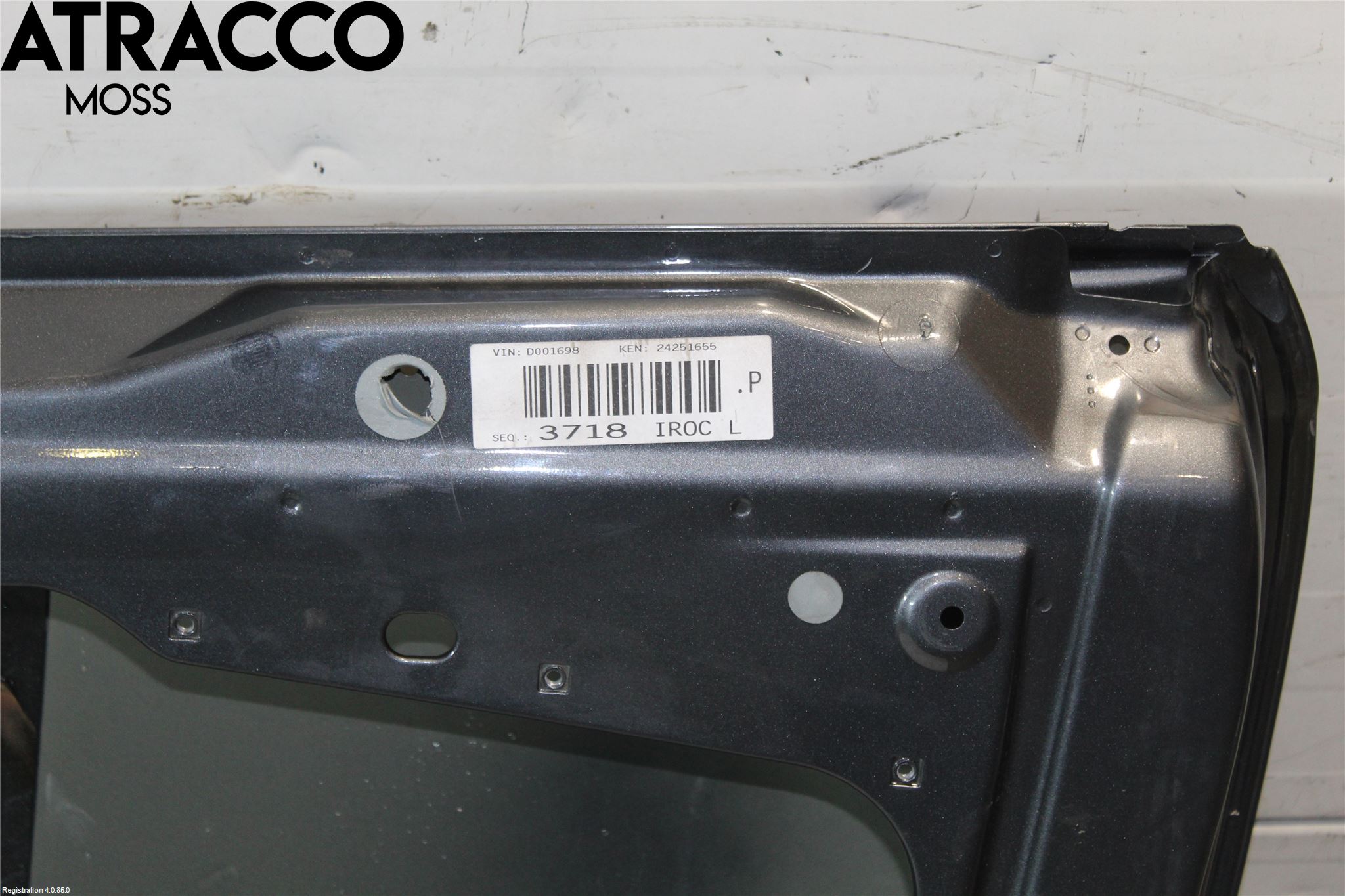 Volkswagen VW SCIROCCO 09-17 Dør 4D Foran Høyre