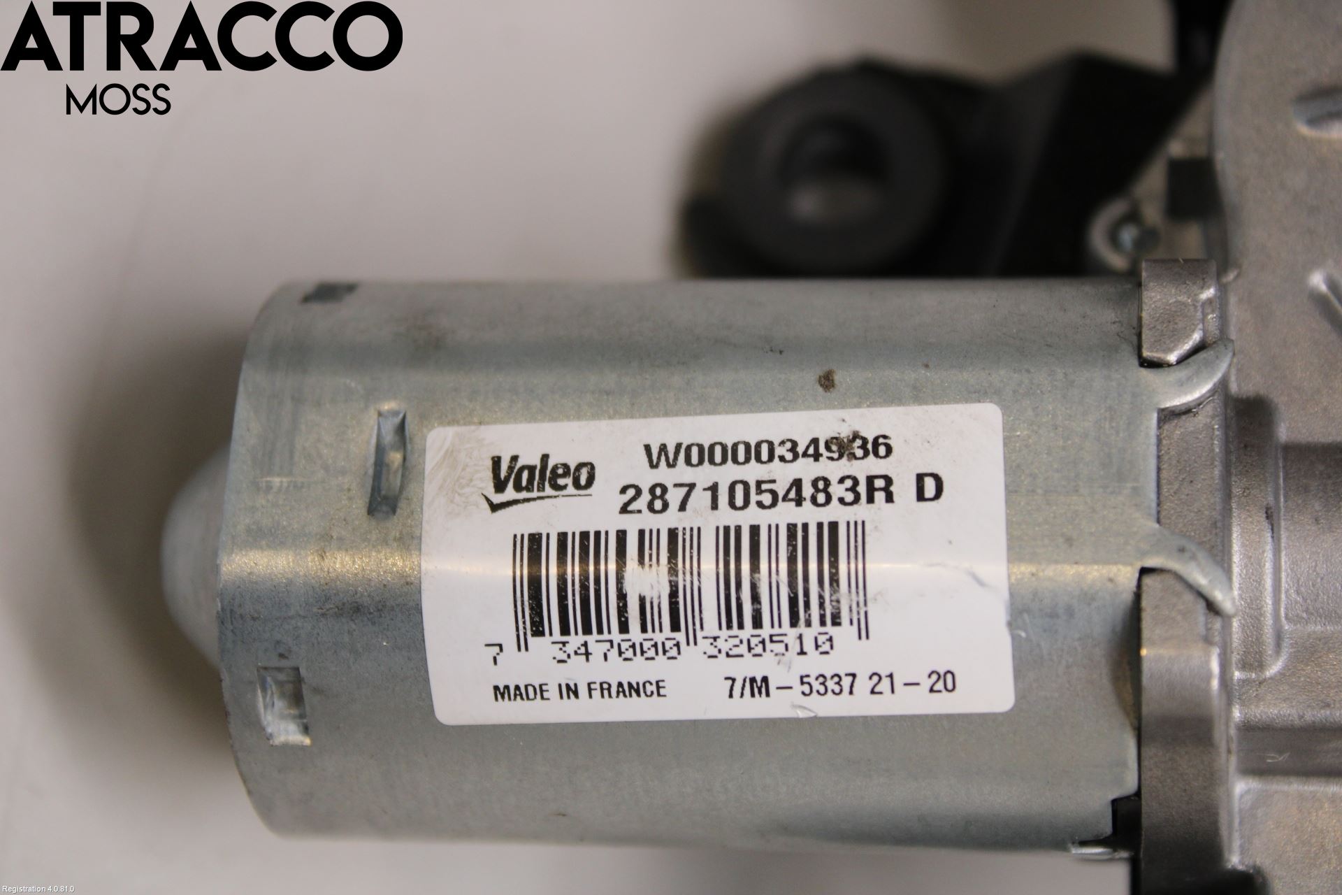 Renault ZOE/E-TECH 13- Viskermotor Bakluke