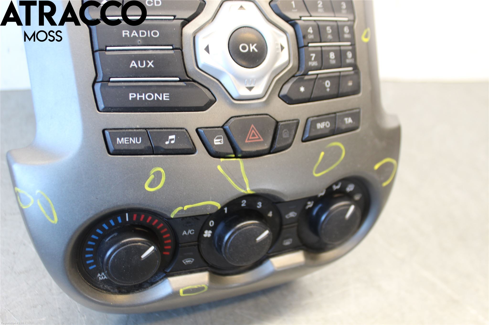 Ford RANGER EU 12-23 Stereo Radio Øvrig