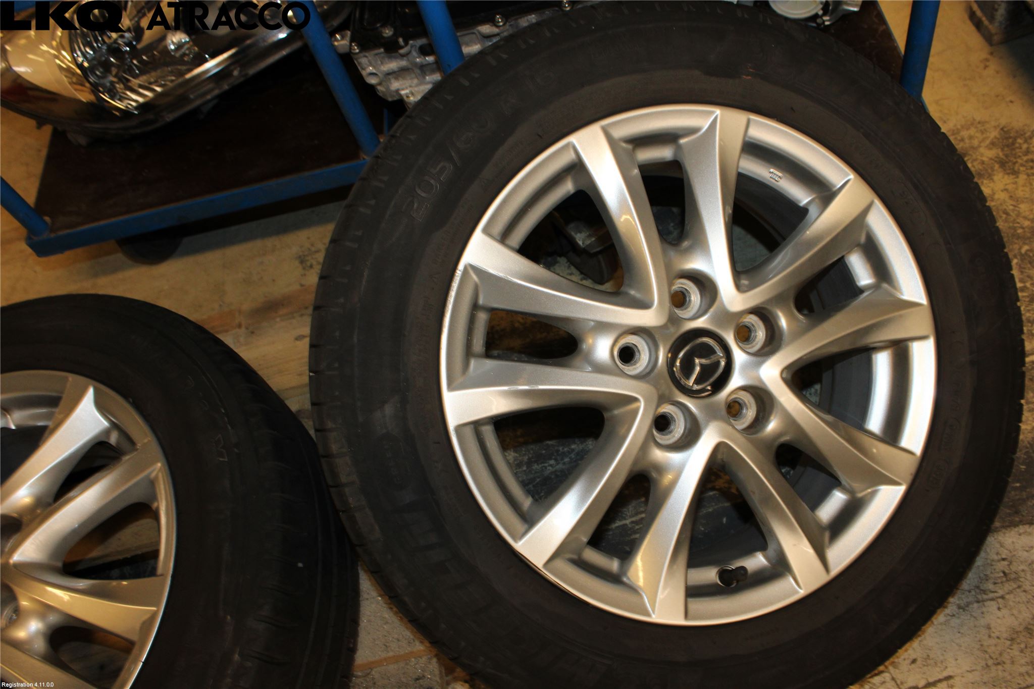 Mazda 3 III 14-19 Dekk Sommer På Alu Felg 4Stk