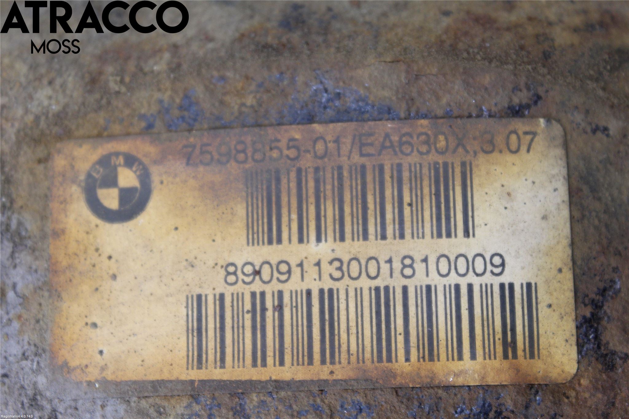 BMW 1 E87/81 5D/3D 03-11 Bakaksel Kardang Bak -Diff