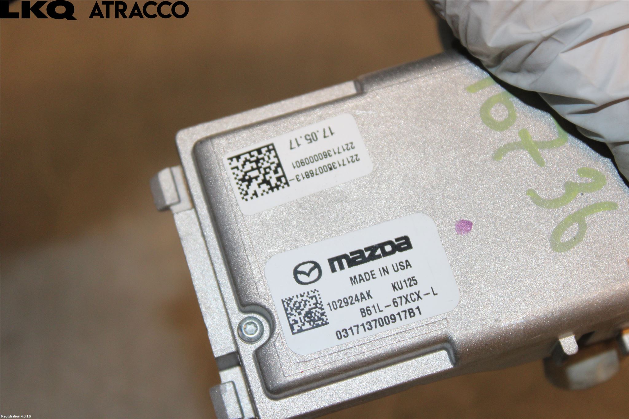 Mazda 3 III 14-19 Parkeringshjelp Kamera