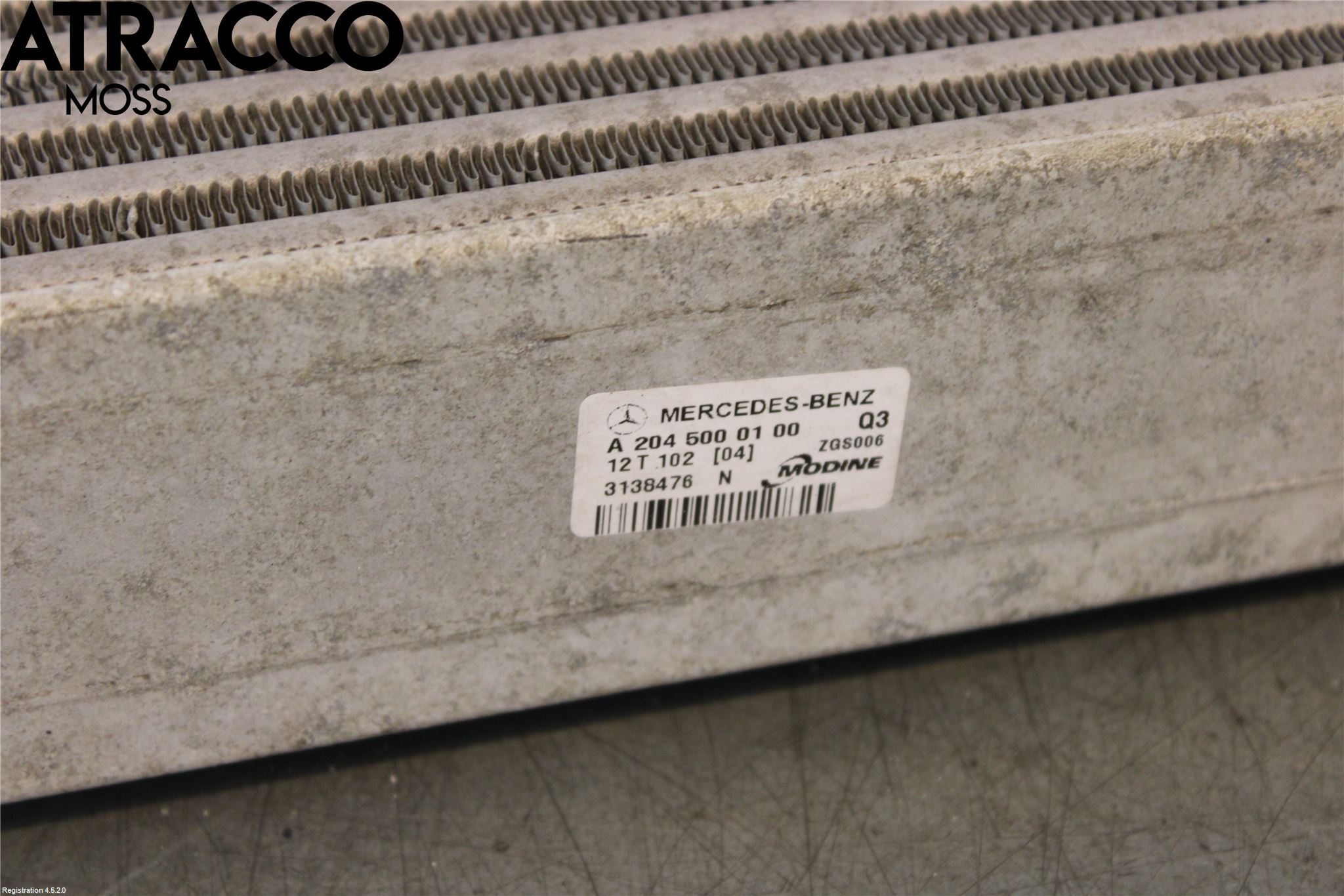 Mercedes-Benz MB C-KLASS (W204) 07-15 Intercooler Radiator