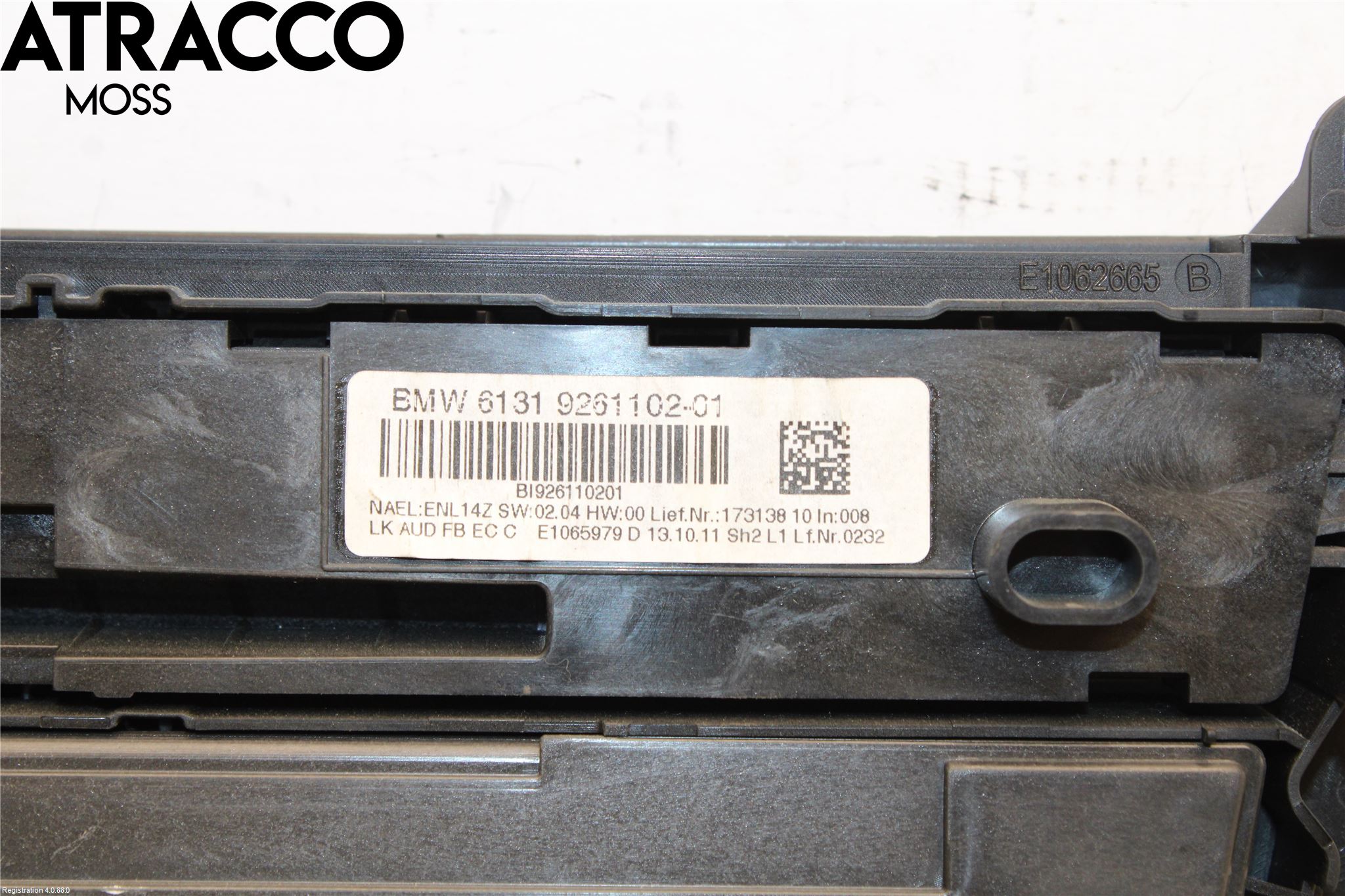 BMW 1 F20/F21 11-19 Varme Ac Betjening-Display