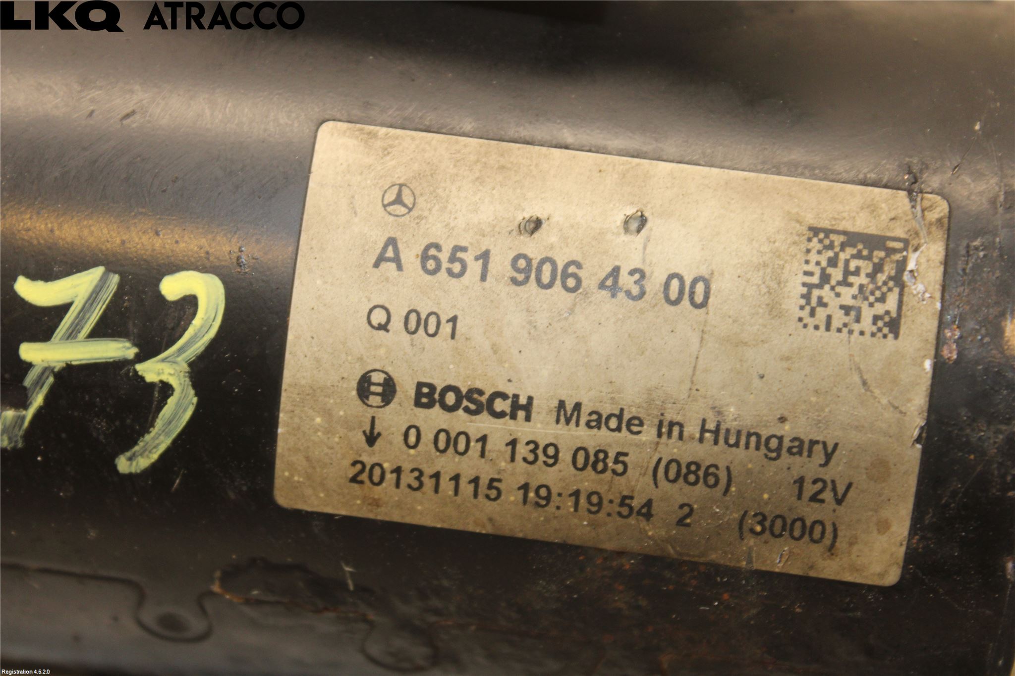 Mercedes-Benz MB E-KLASS (W212) 09-16 Startmotor Diesel