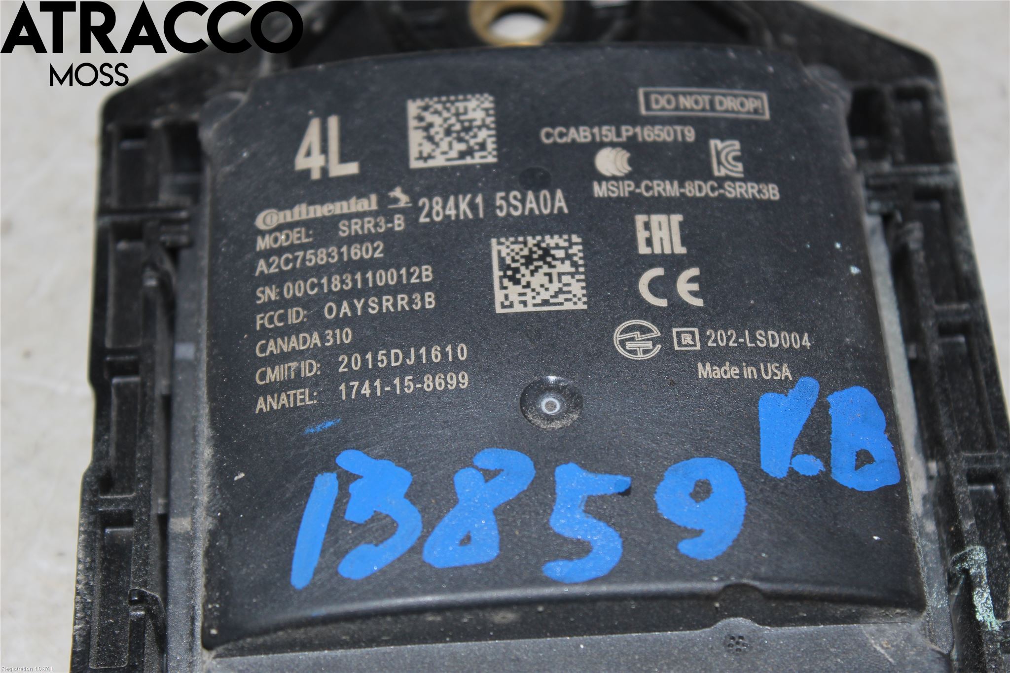 Nissan LEAF 18- Styreenhet Parkering