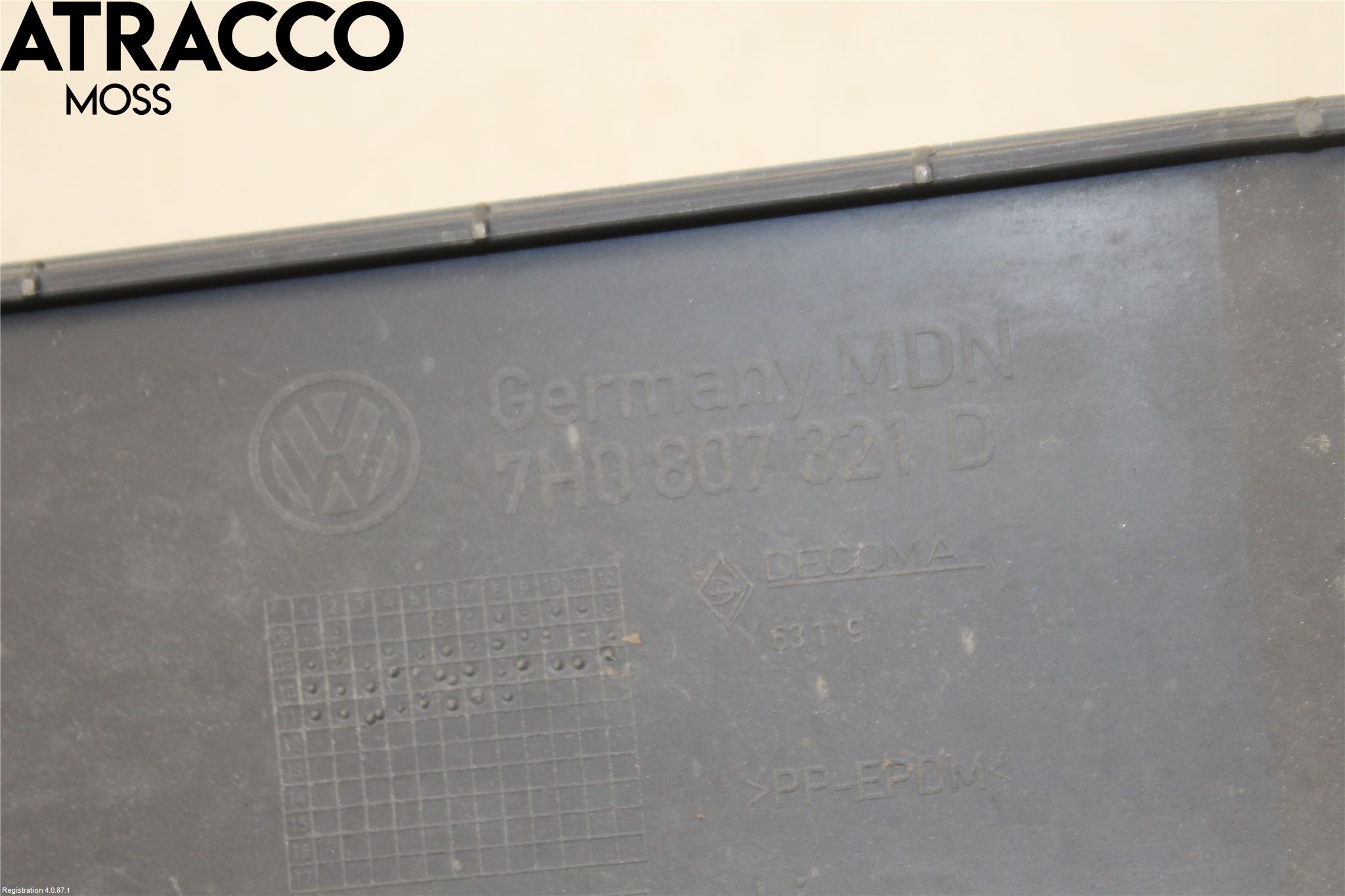 Volkswagen VW TRANSP/CARAVELLE (T5) 04-15 Støtfanger Bak Hjørne Venstre