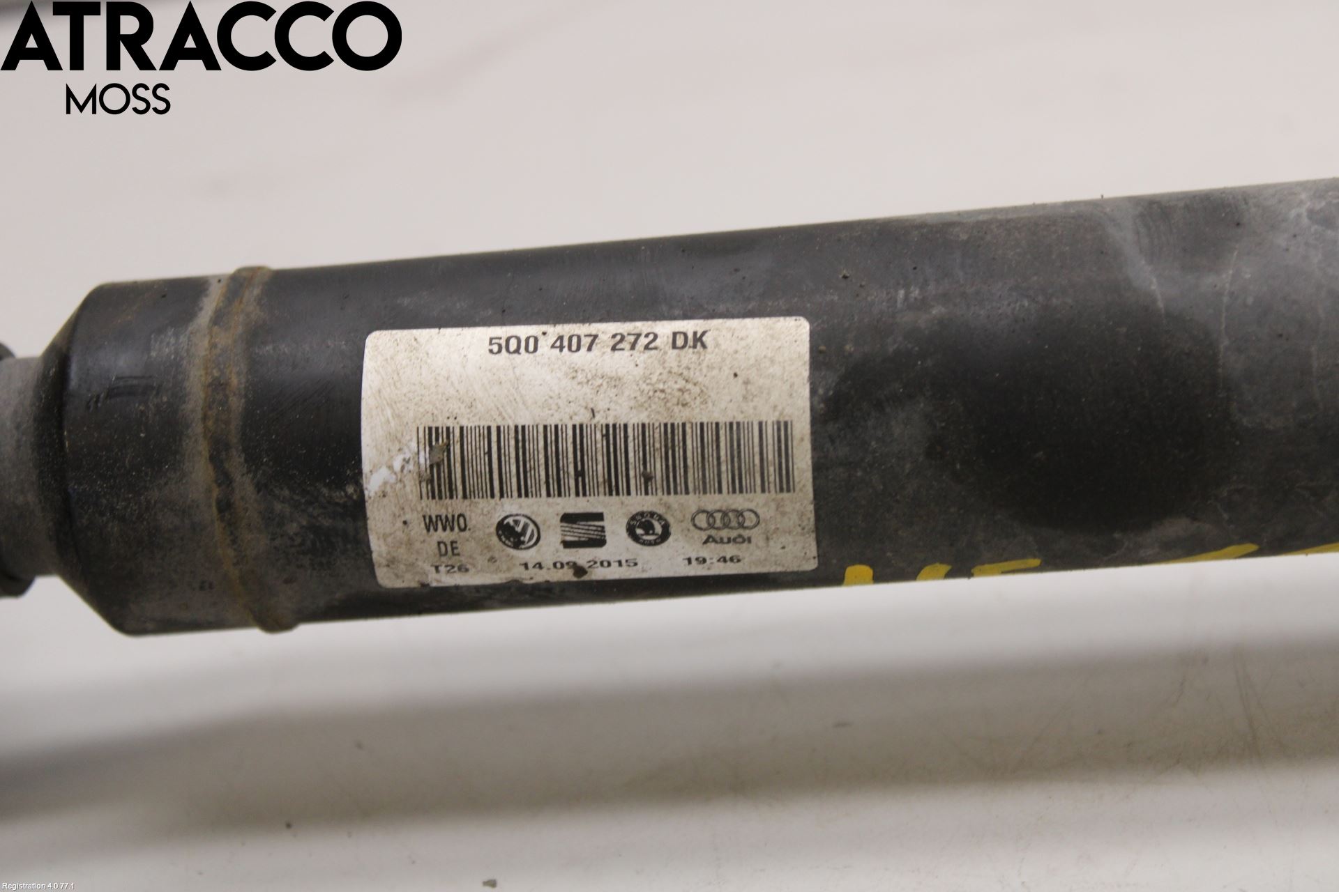 Volkswagen VW GOLF / E-GOLF VII 13-20 Drivaksel Foran Kompl Høyre