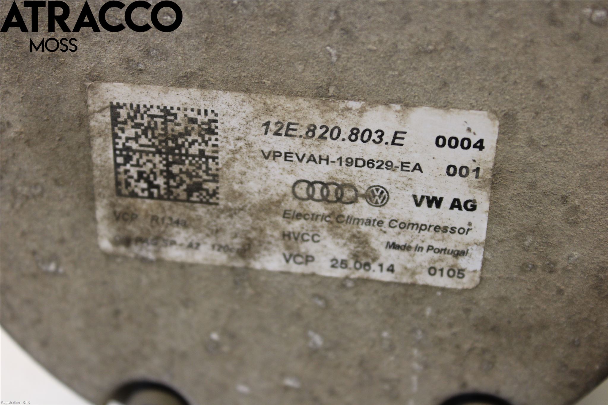 Volkswagen VW UP! / E-UP! Varme Ac Kompressor