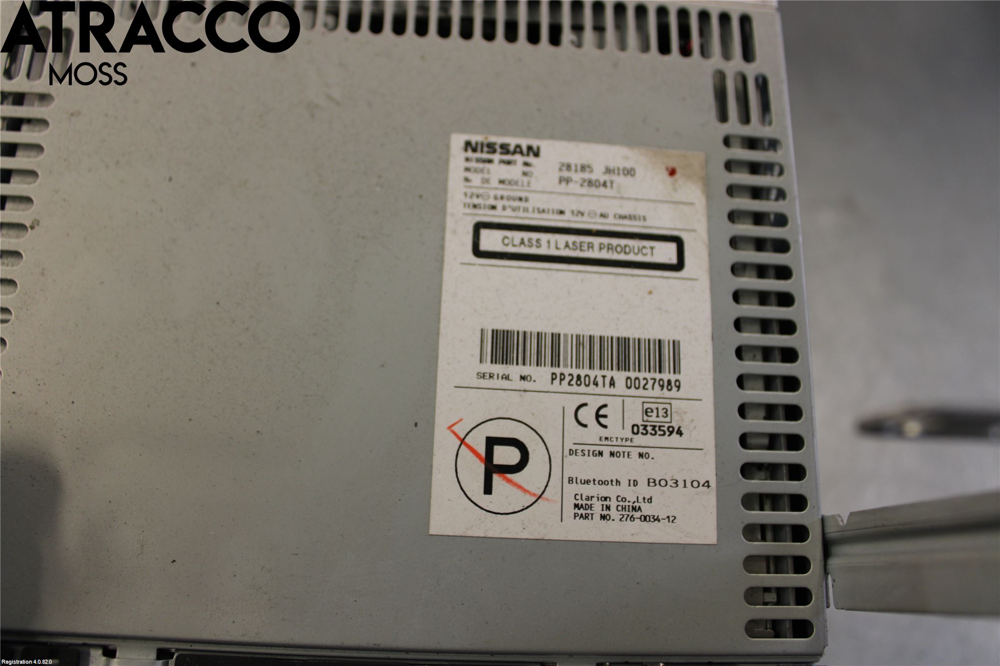 Nissan X-TRAIL 08-14 Stereo Radio Med Cd