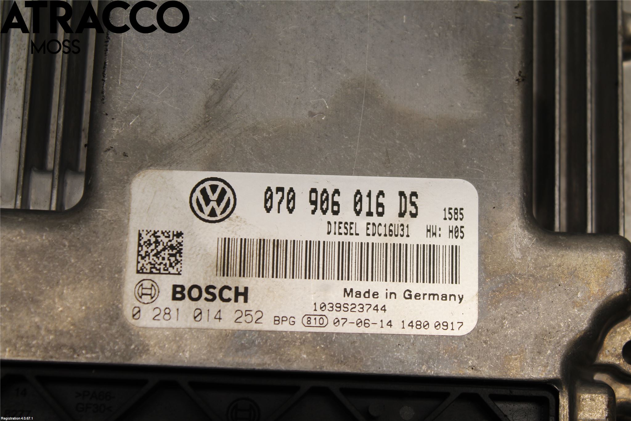 Volkswagen VW TRANSP/CARAVELLE (T5) 04-15 Styreenhet Øvrig