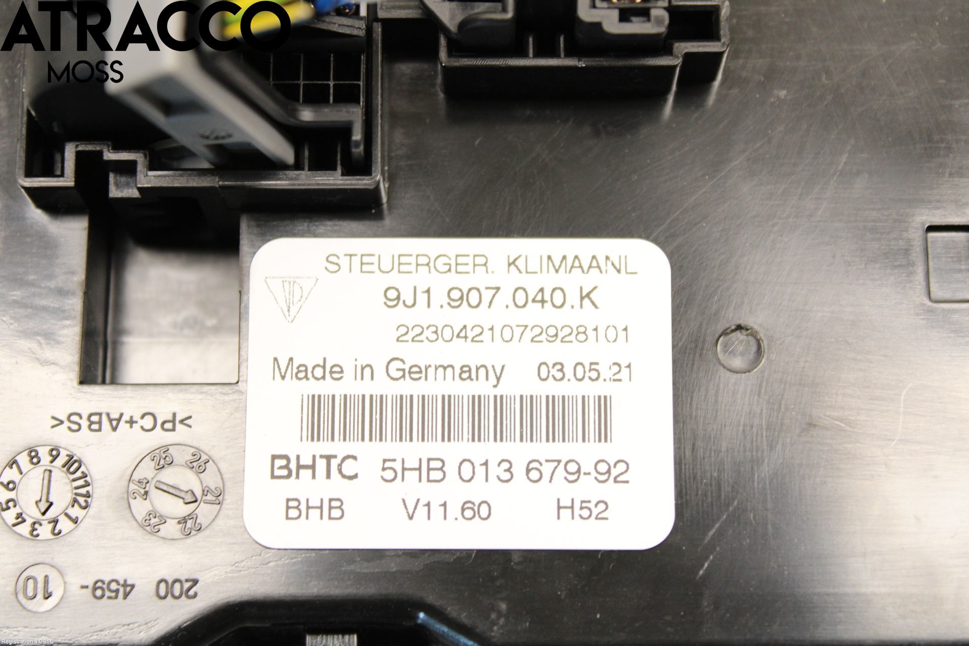 Porsche TAYCAN 20- Styreenhet Kupevarme