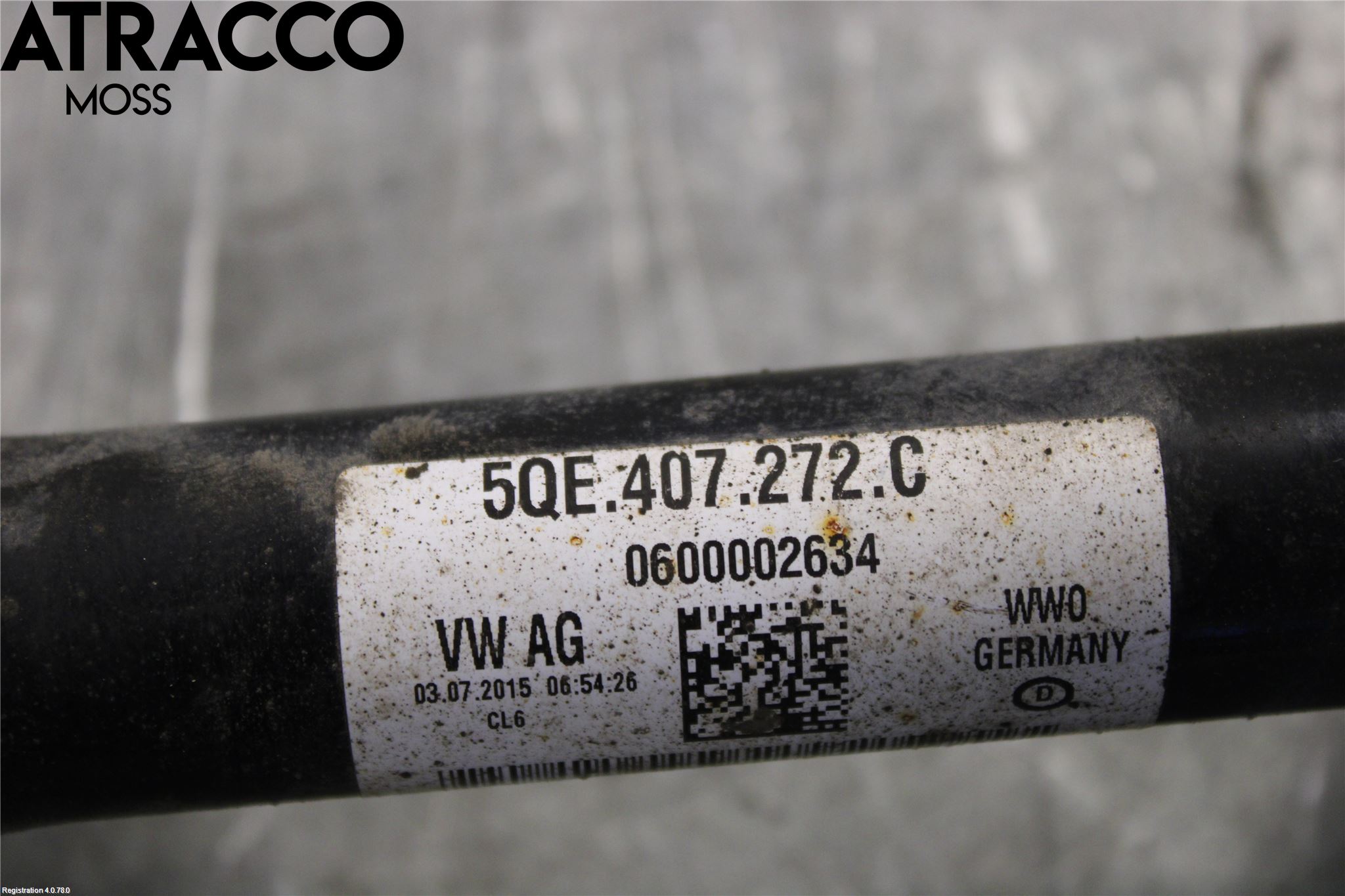 Volkswagen VW GOLF / E-GOLF VII 13-20 Drivaksel Foran Kompl Høyre