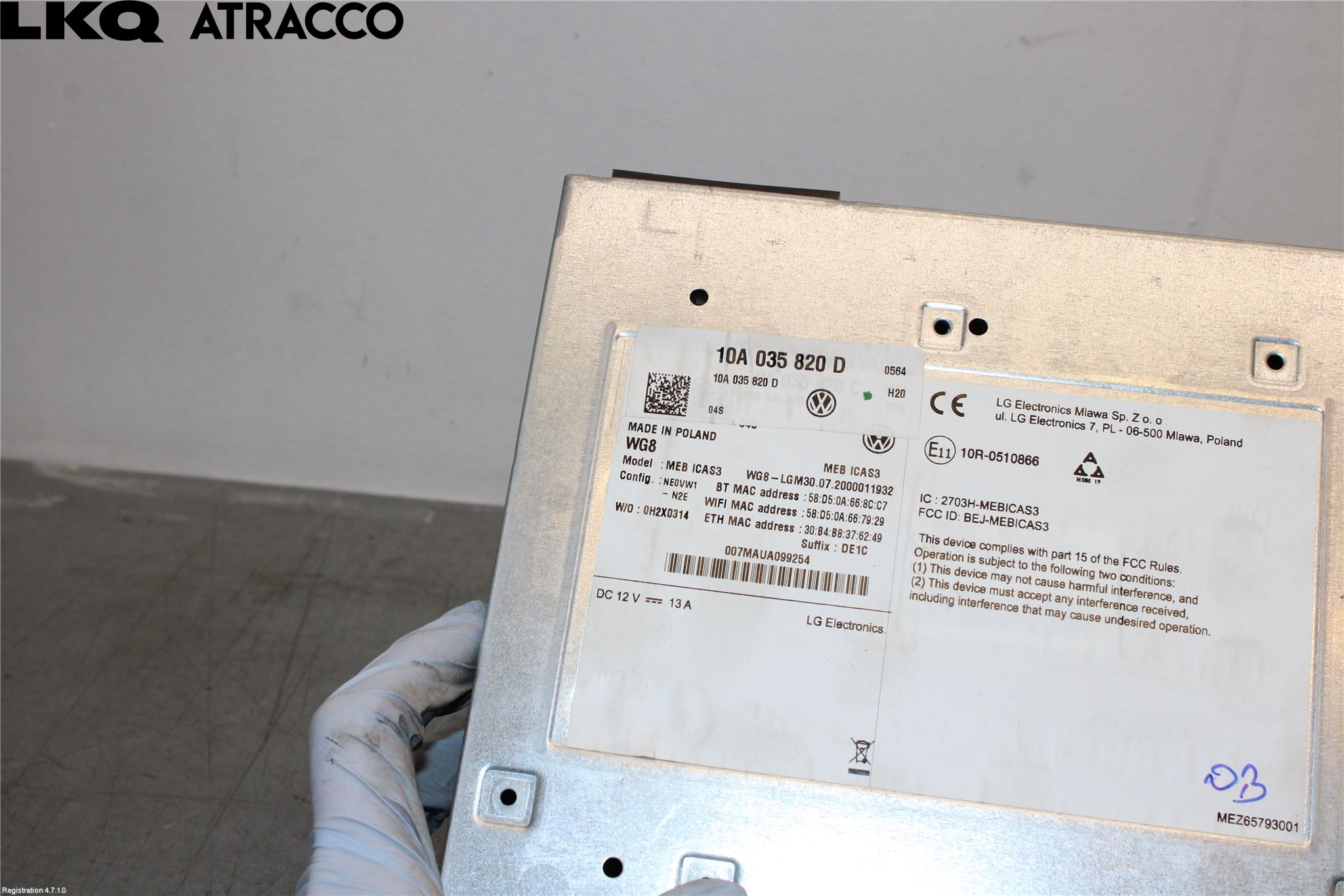 Volkswagen VW ID.3 21- Stereo Radio