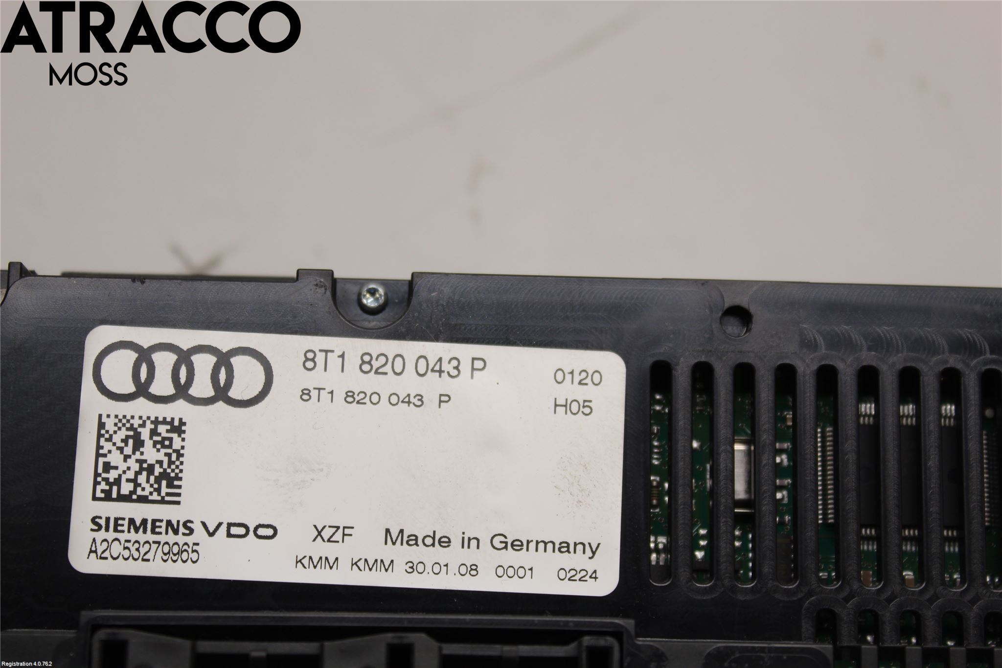 Audi A4/S4 08-11 Varme Ac Betjening-Display