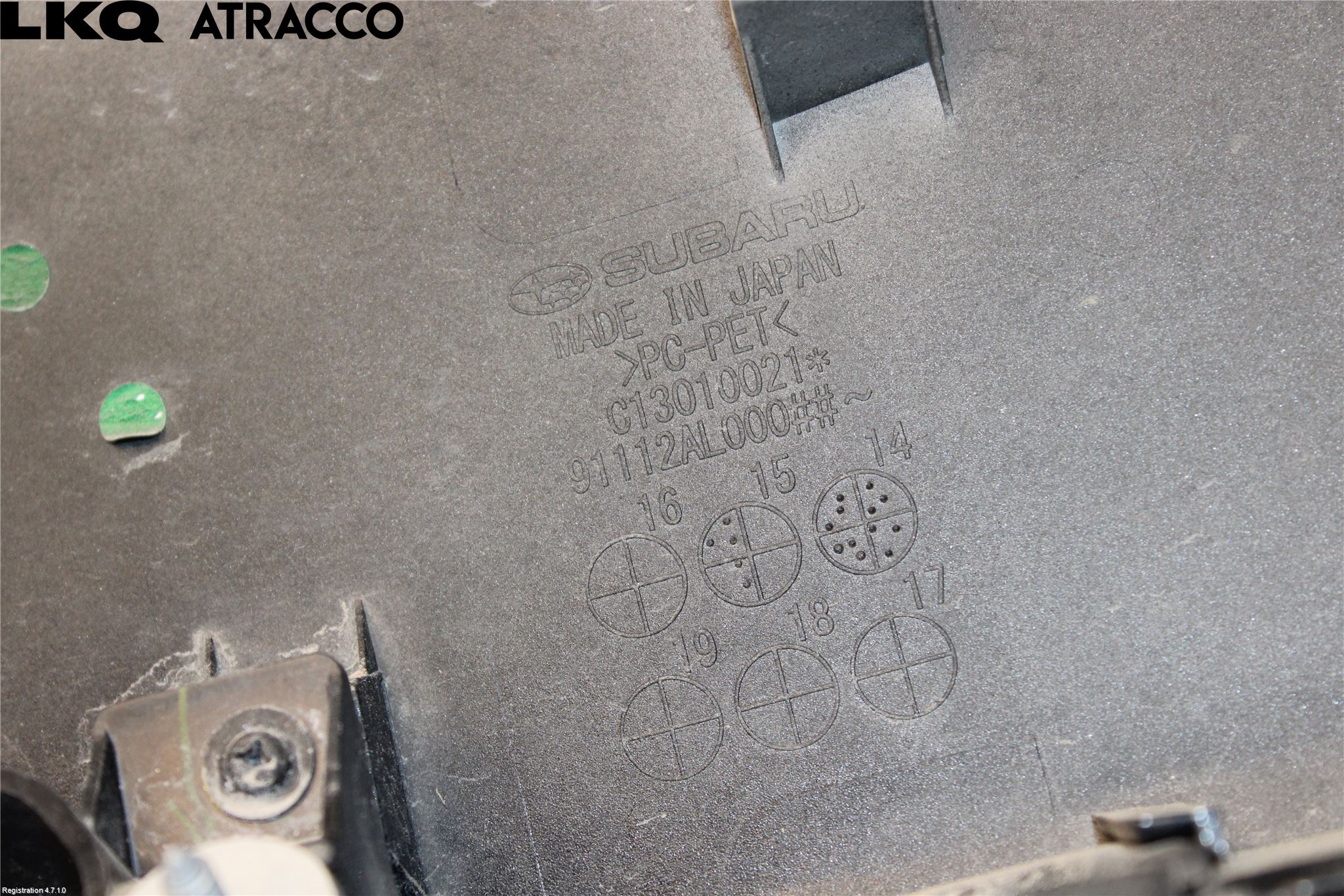 Subaru OUTBACK 15-20 List Bak-Bakluke