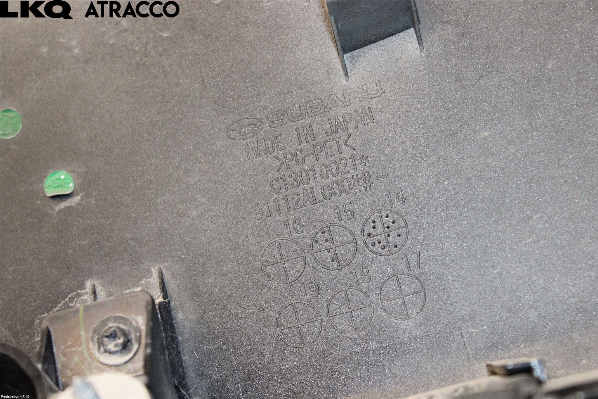 Subaru OUTBACK 15-20 List Bak-Bakluke