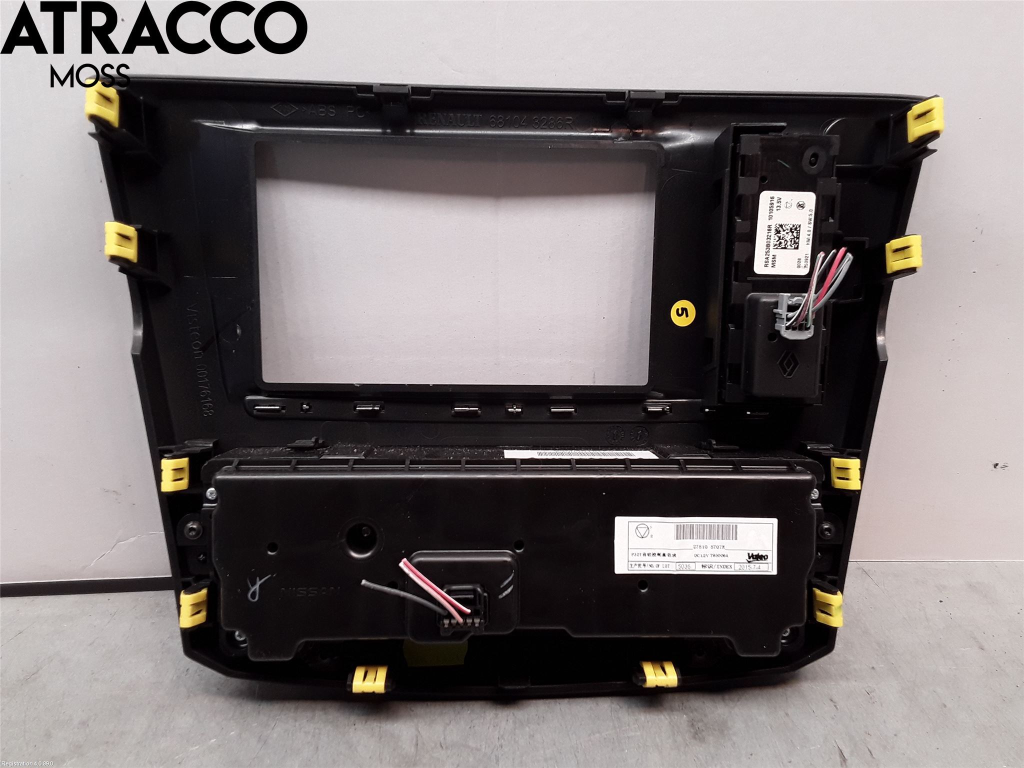 Renault KADJAR 15- Varmeapparat Register Komplett