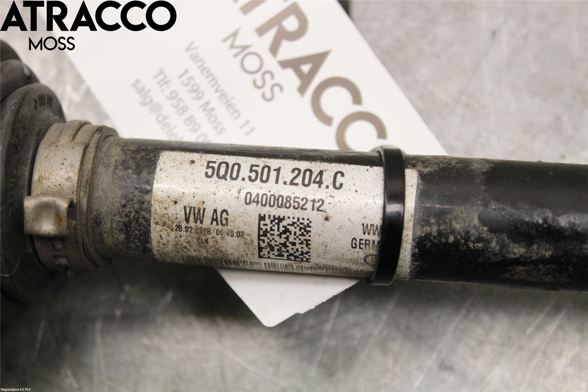 Skoda OCTAVIA (5E) 13-20 Drivaksel Foran Kompl Høyre