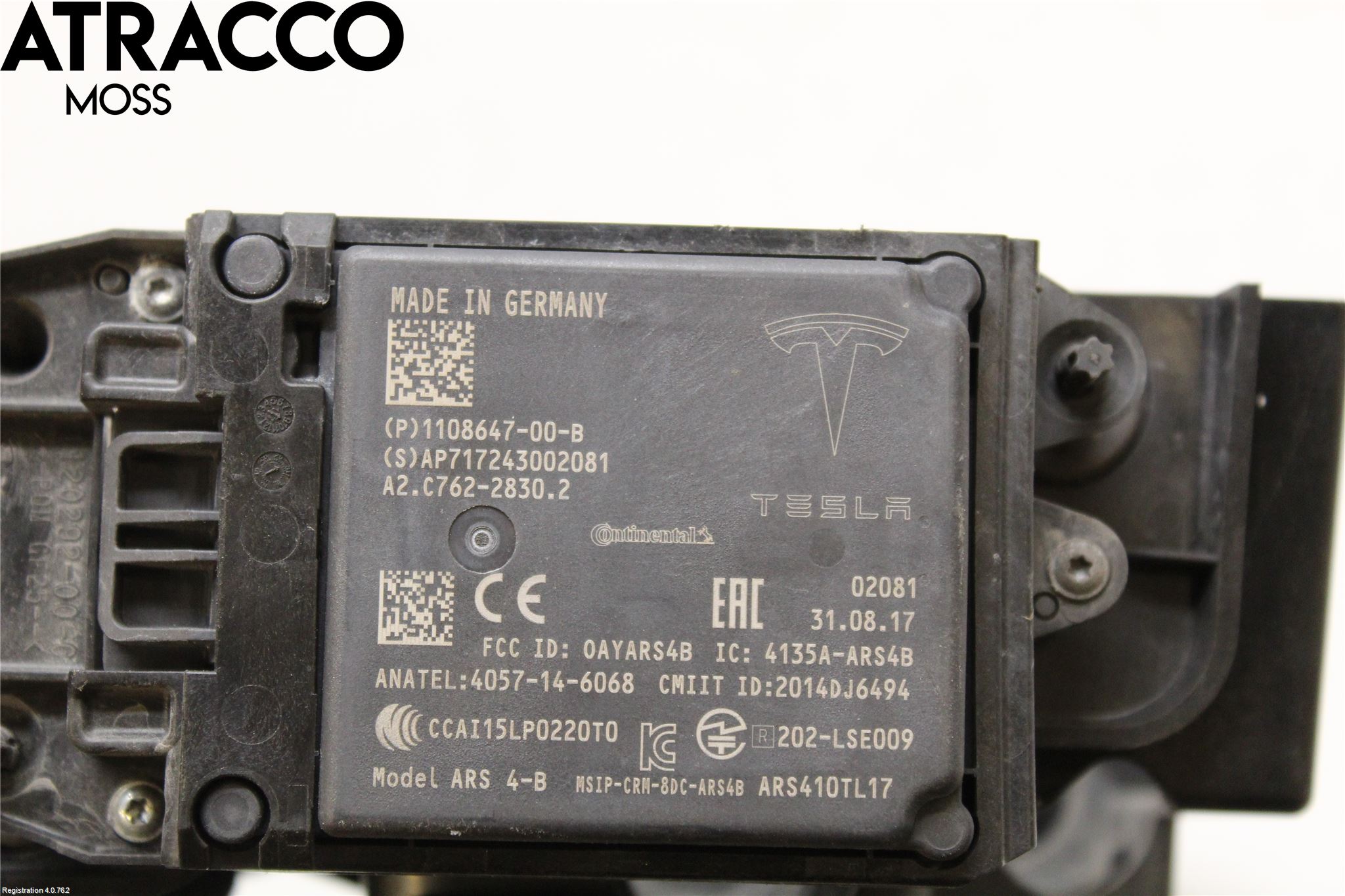 Tesla MODEL S 13- Sensor Øvrig