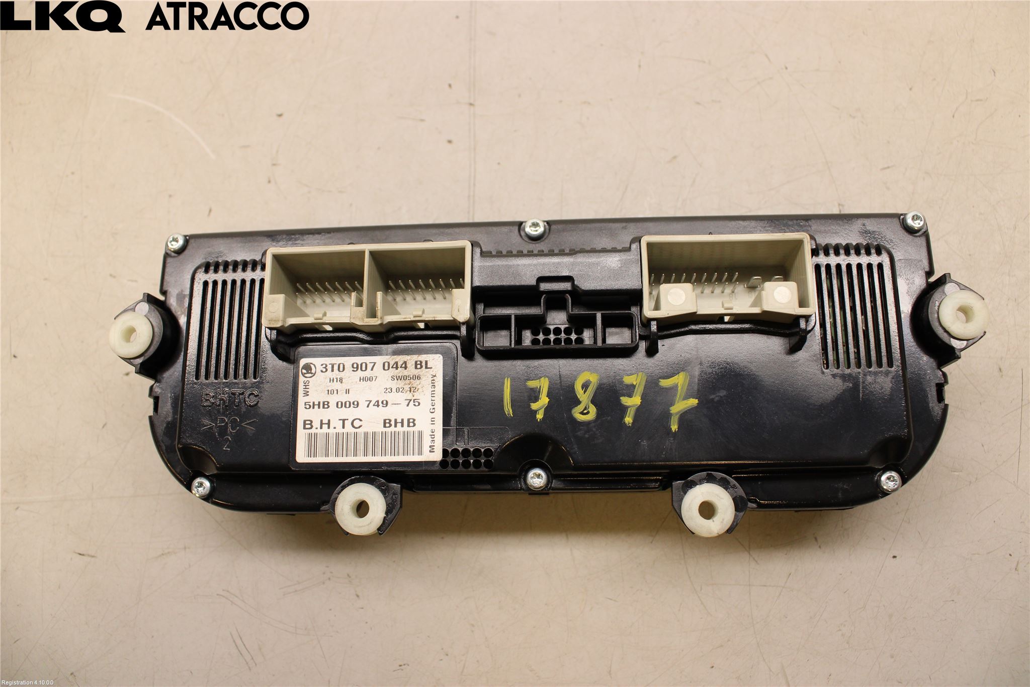 Skoda OCTAVIA (1Z) 05-13 Varme Ac Betjening-Display
