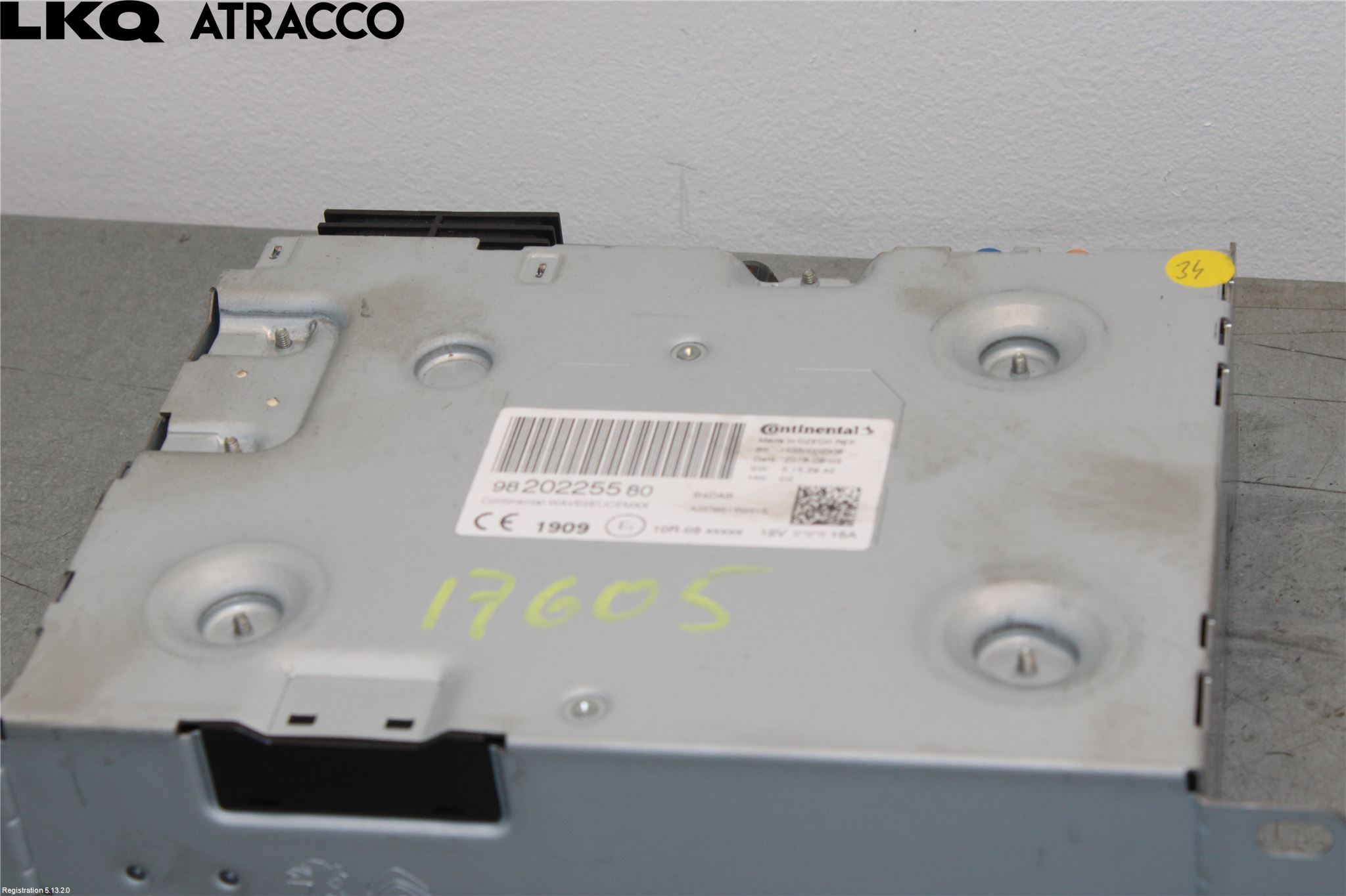 Citroen C4 GRAND PICASSO 14-18 Stereo Radio