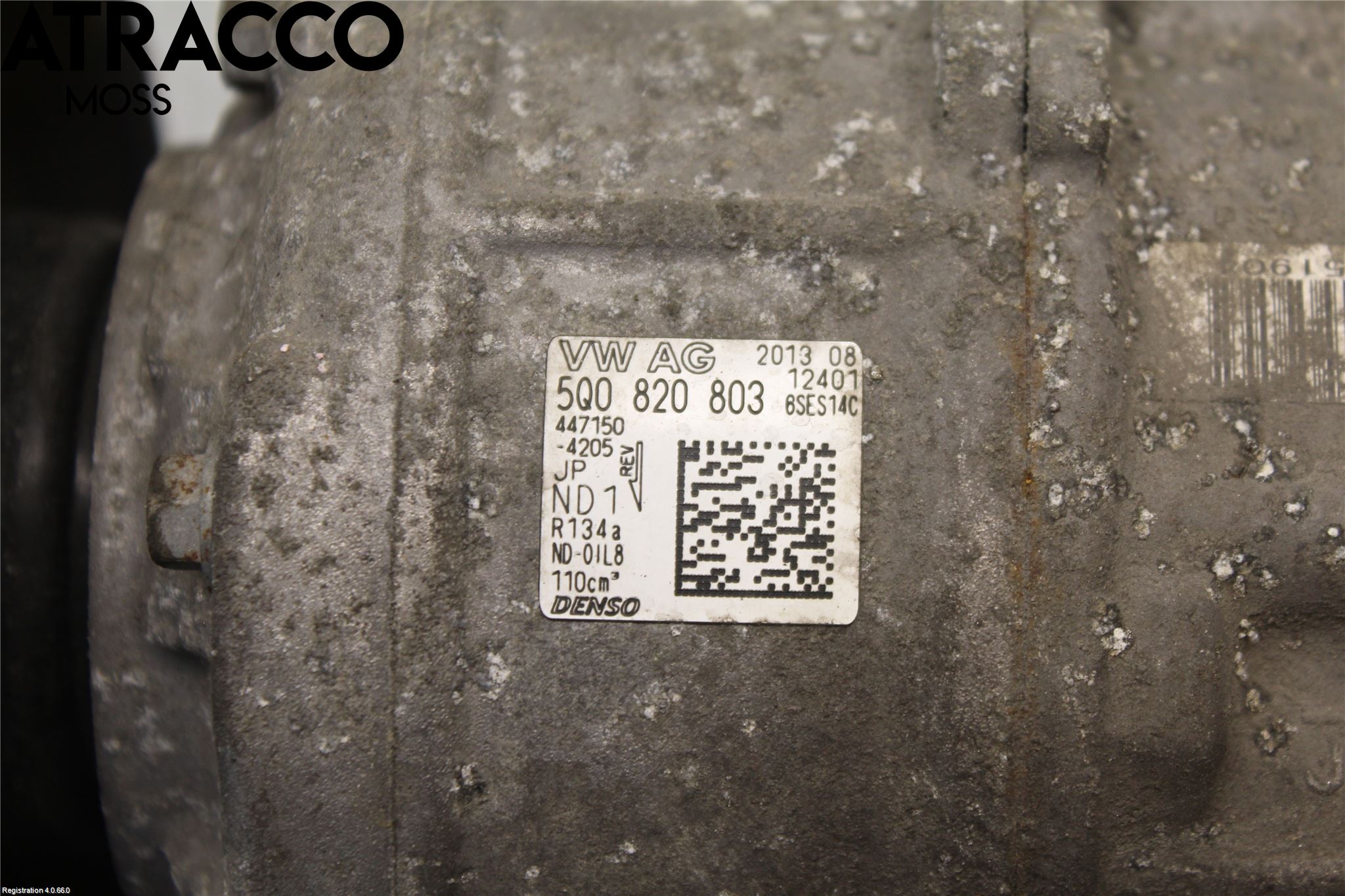 Volkswagen VW GOLF / E-GOLF VII 13-20 Varme Ac Kompressor