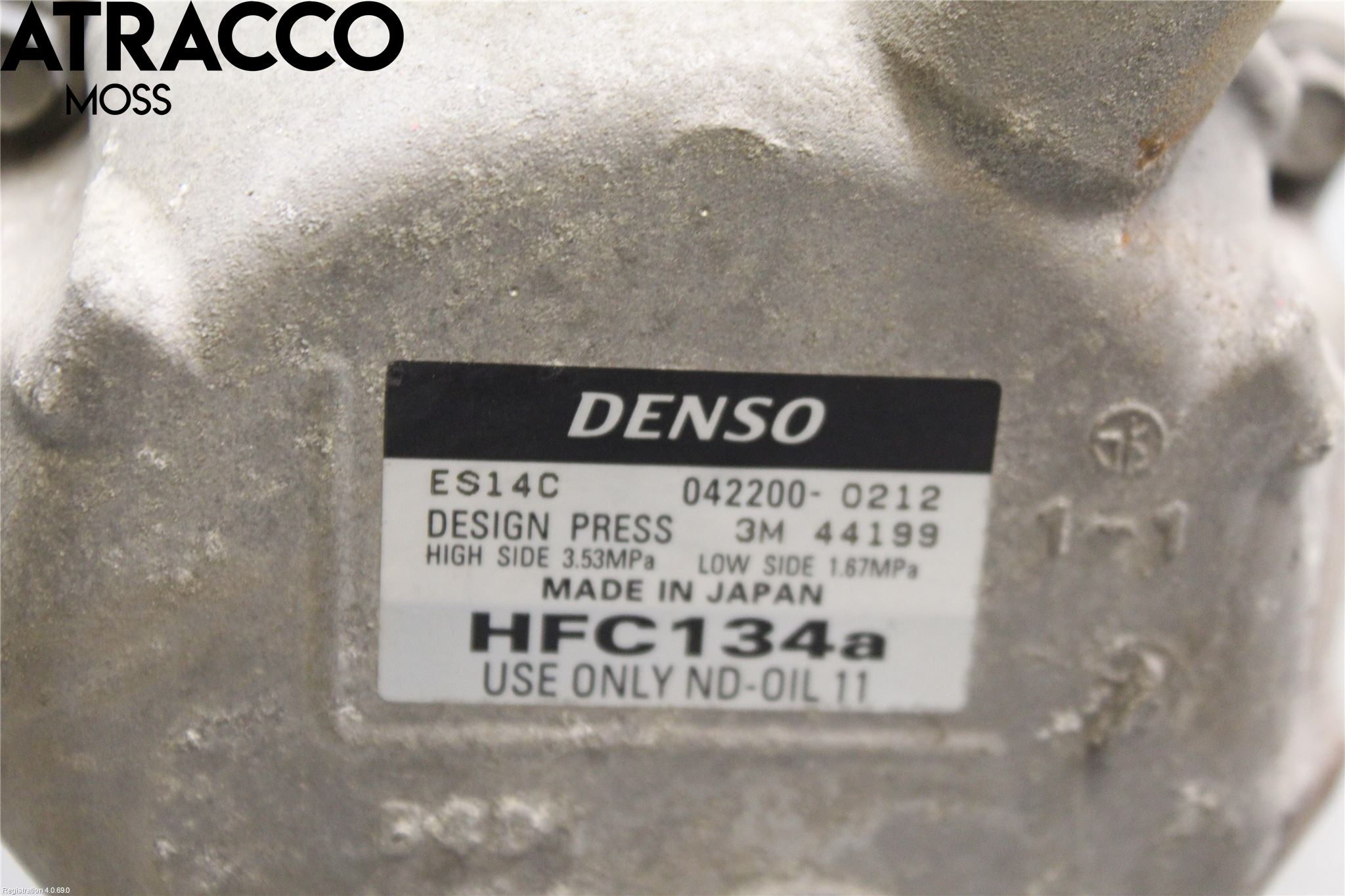 Toyota PRIUS ZVW30 09-20 Varme Ac Kompressor