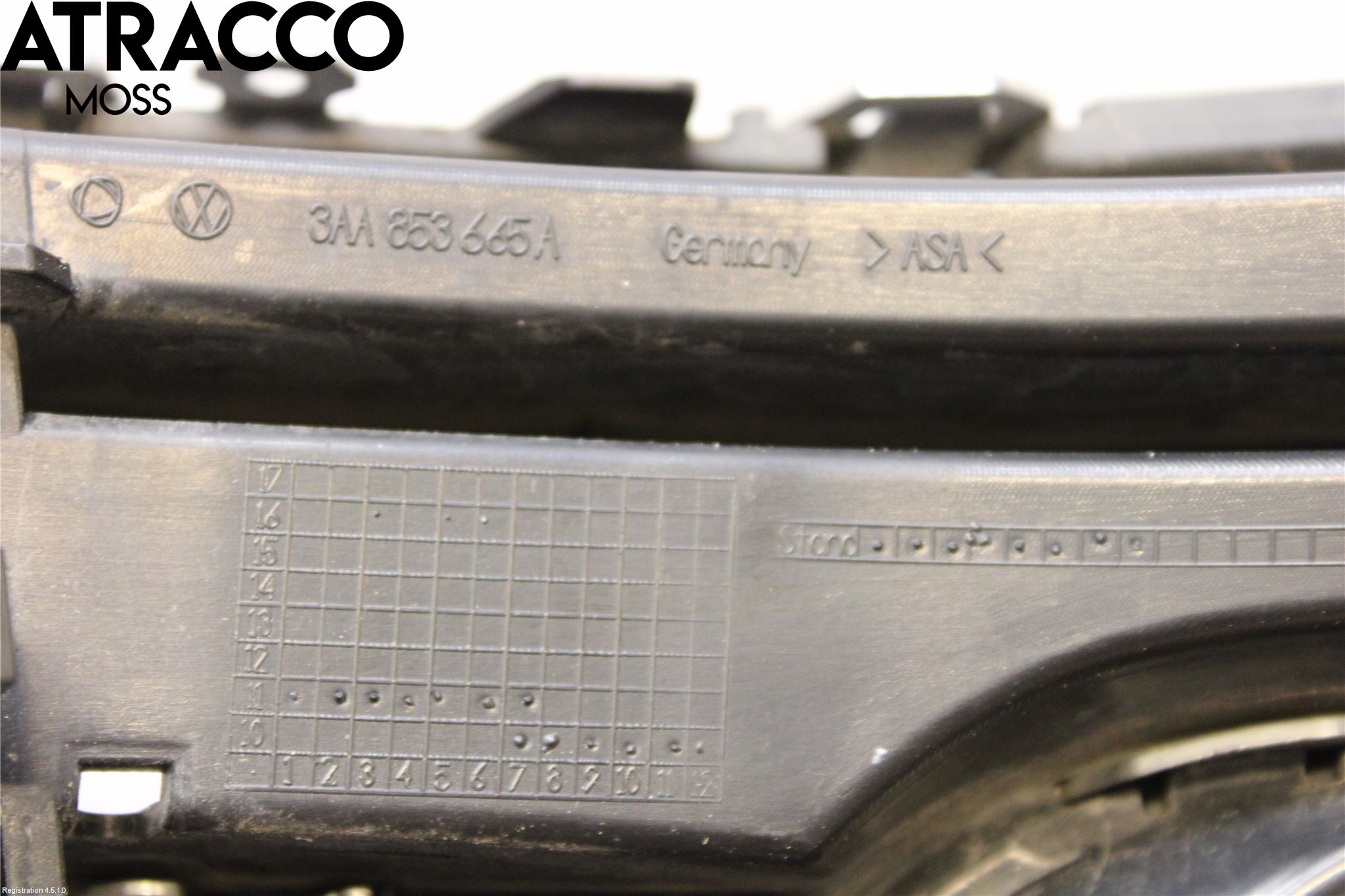 Volkswagen VW PASSAT 11-14 Grilldel Venstre