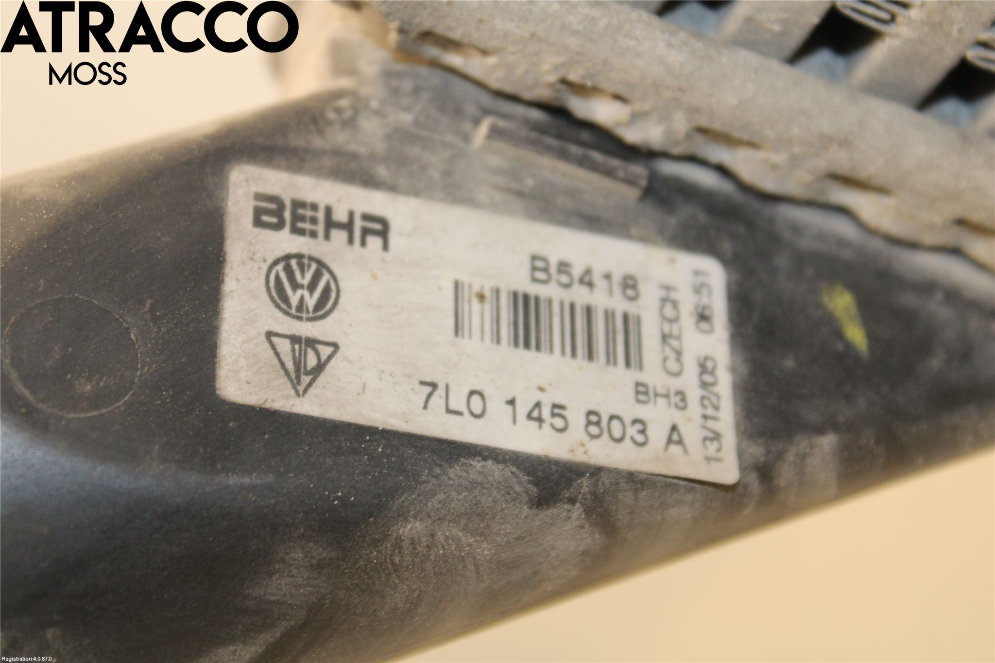 Volkswagen VW TOUAREG 7L 03-10 Intercooler Radiator